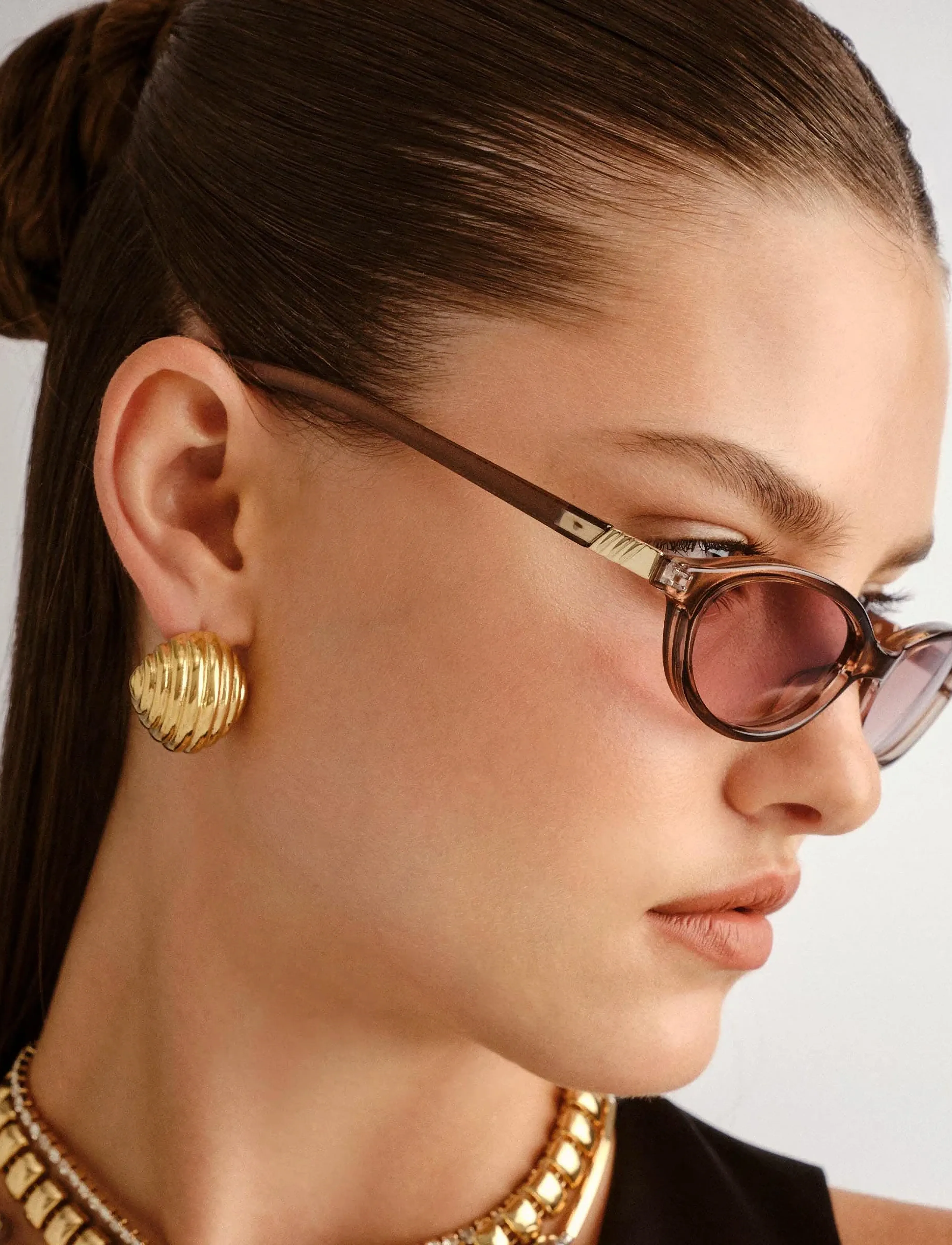 Le Specs - DUSKFALL - toffee tort w/ brown grad lens - 4