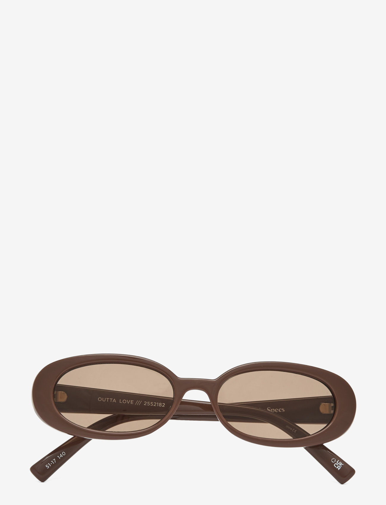 Le Specs - OUTTA LOVE - round frame - cocoa w/ mocha tint lens - 1