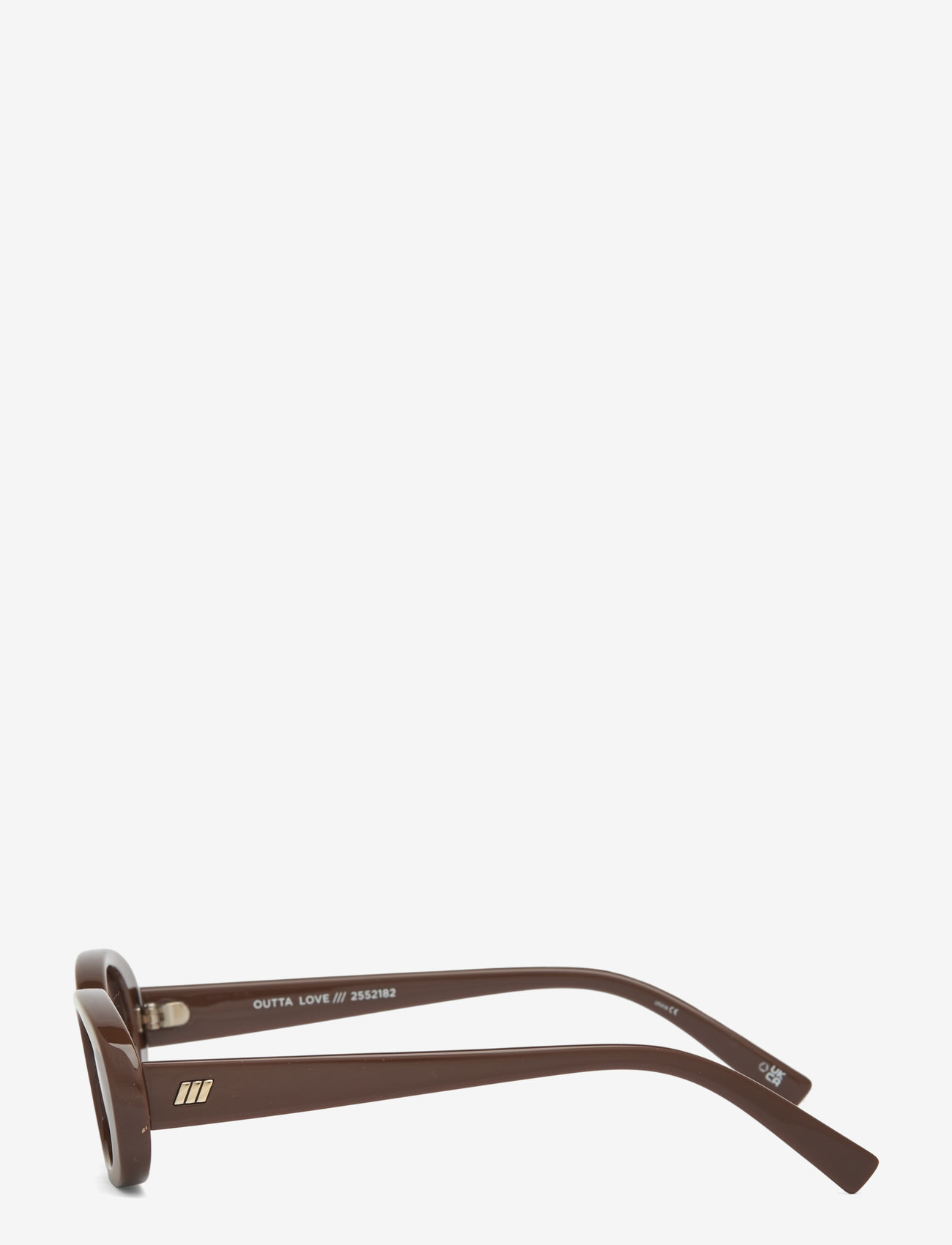 Le Specs - OUTTA LOVE - round frame - cocoa w/ mocha tint lens - 3