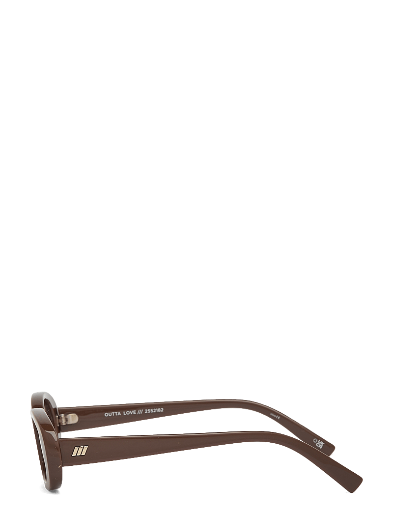 Le Specs - OUTTA LOVE - runde solbriller - cocoa w/ mocha tint lens - 3