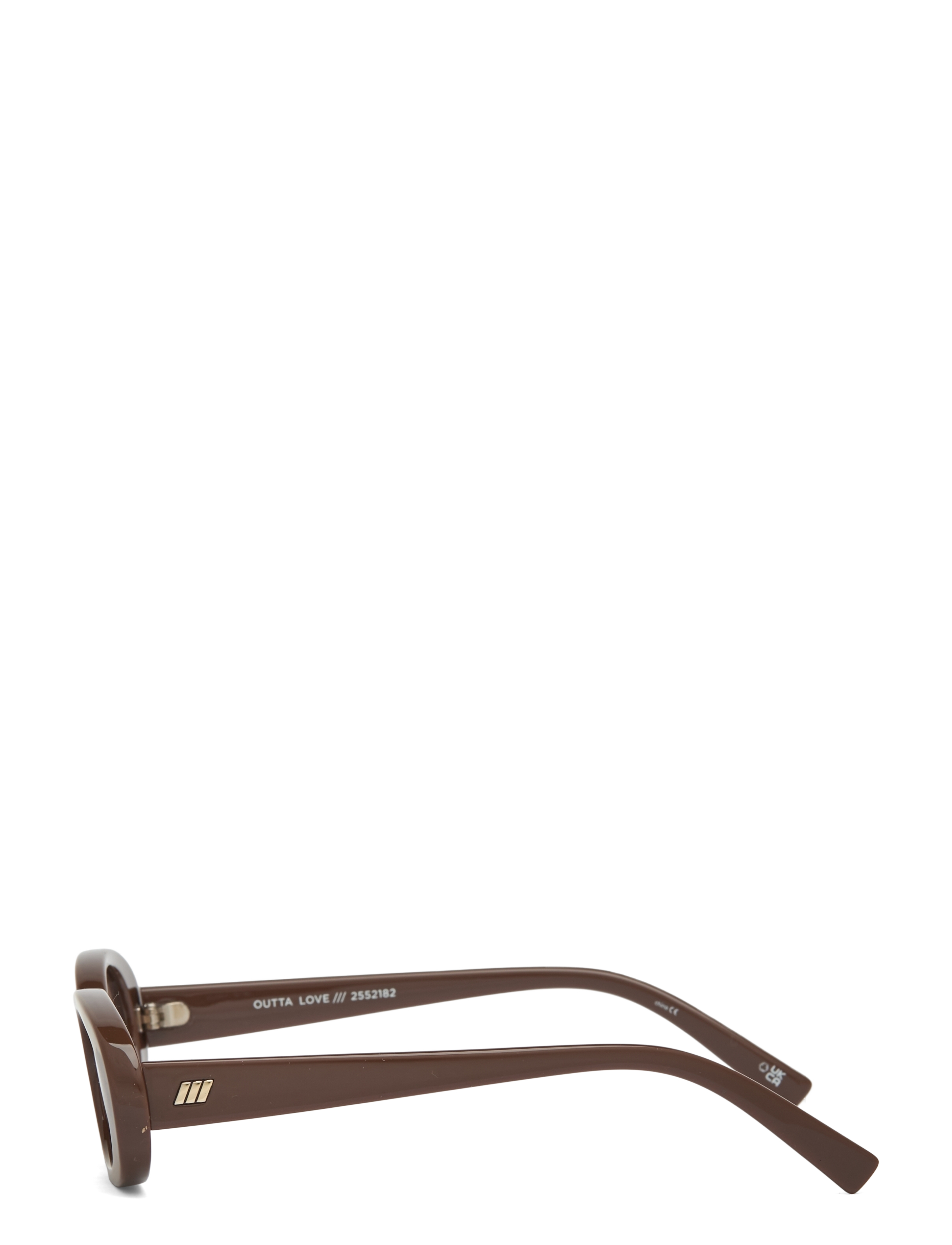 Le Specs - OUTTA LOVE - cocoa w/ mocha tint lens - 3