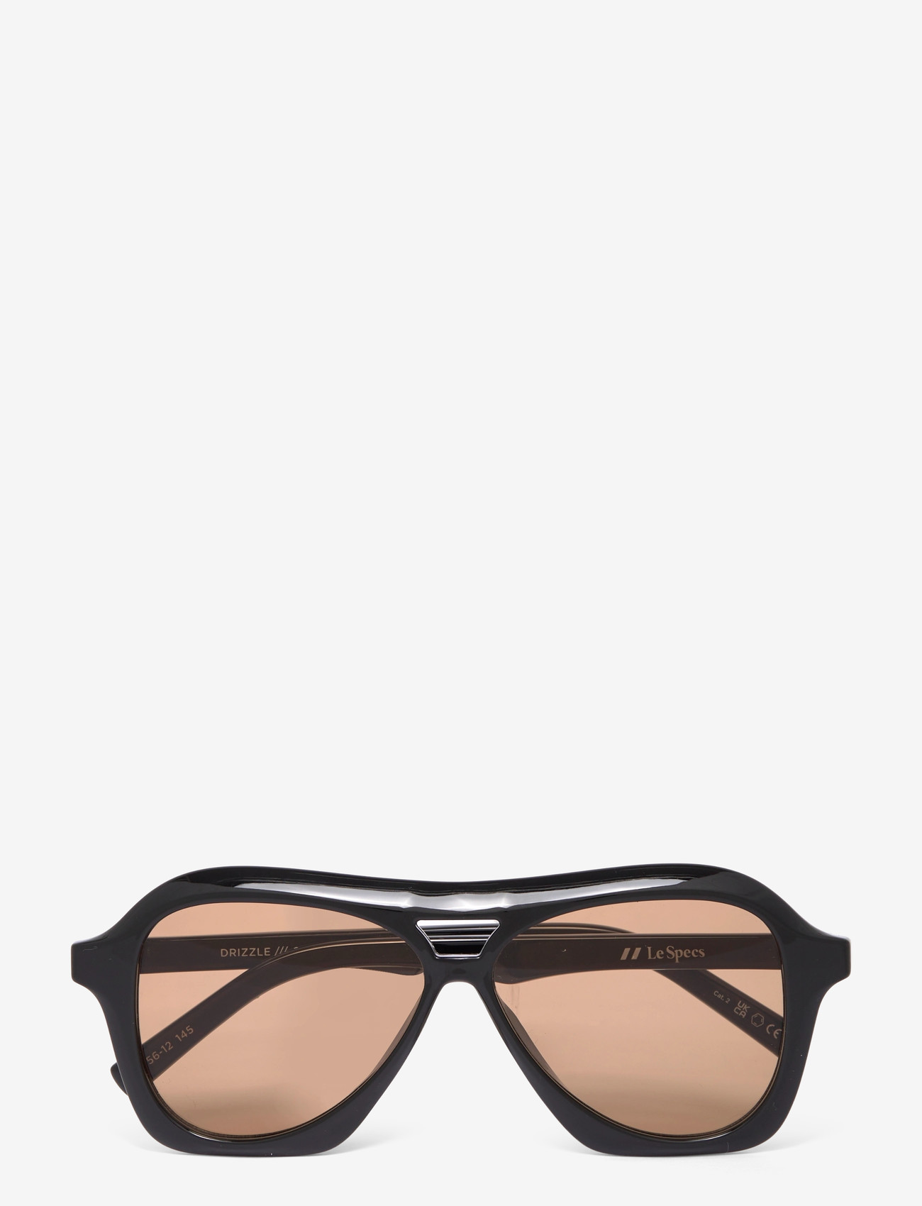 Le Specs - DRIZZLE - lenduriprillid - black w/ light brown mono lens - 0