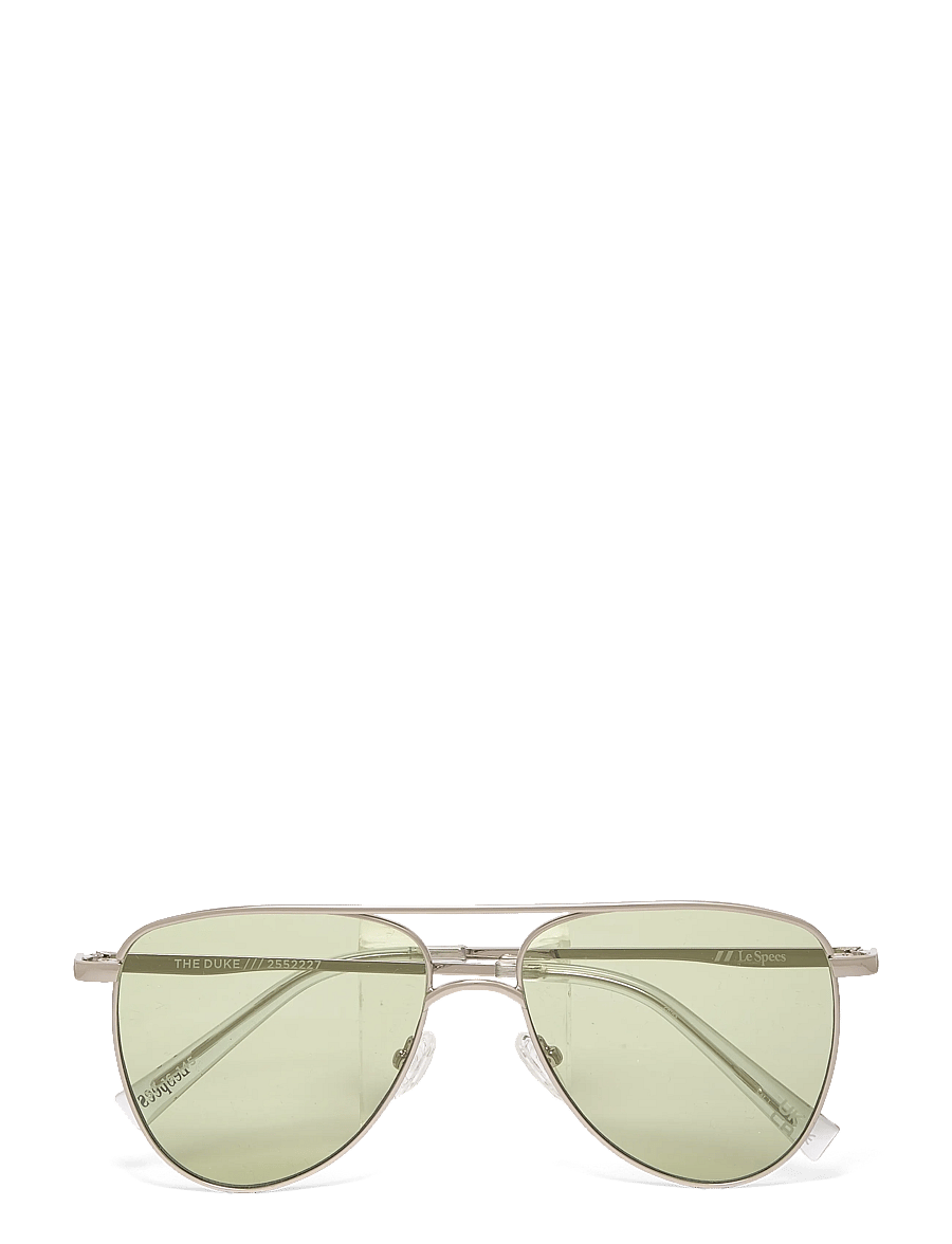 Le Specs - THE DUKE - piloto stiliaus - silver w/ sage mono lens - 1
