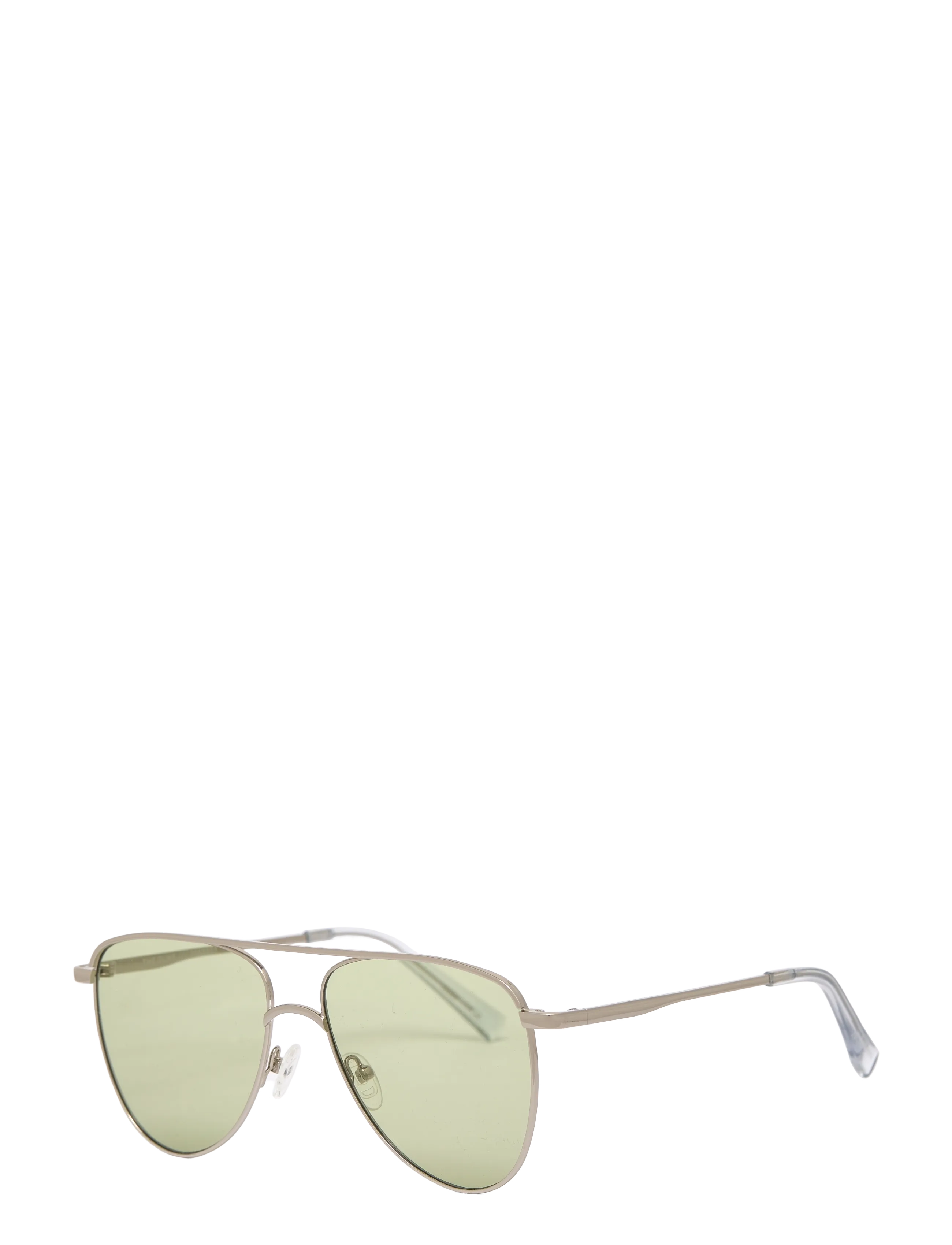Le Specs - THE DUKE - piloto stiliaus - silver w/ sage mono lens - 2
