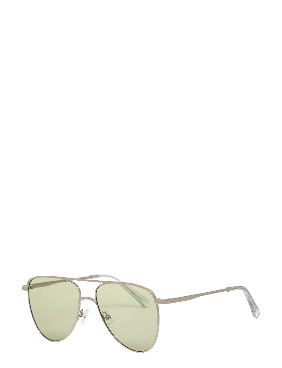 Le Specs - THE DUKE - piloto stiliaus - silver w/ sage mono lens - 2