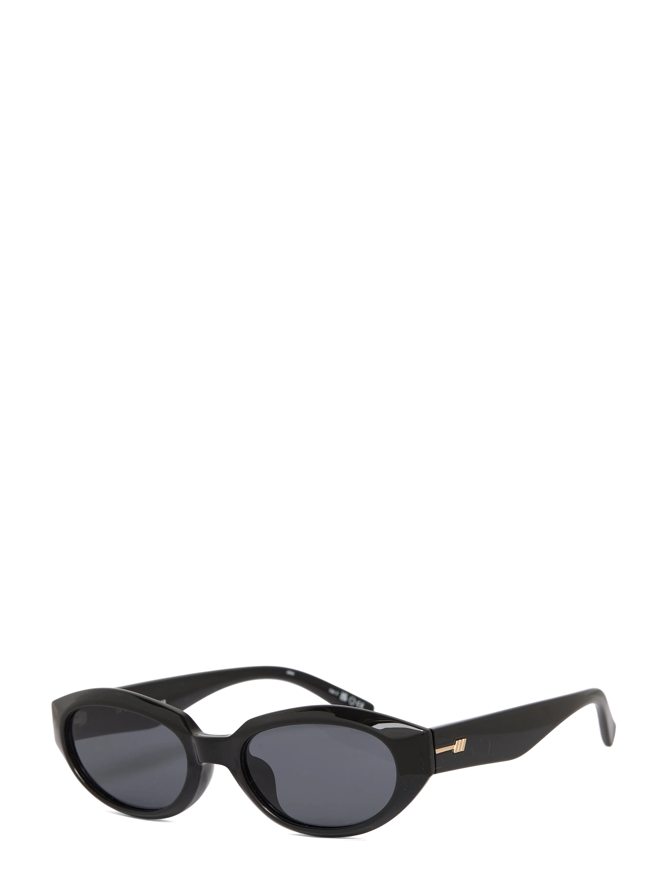 Le Specs - LE BIJOU - runder rahmen - black w/ smoke mono lens - 2