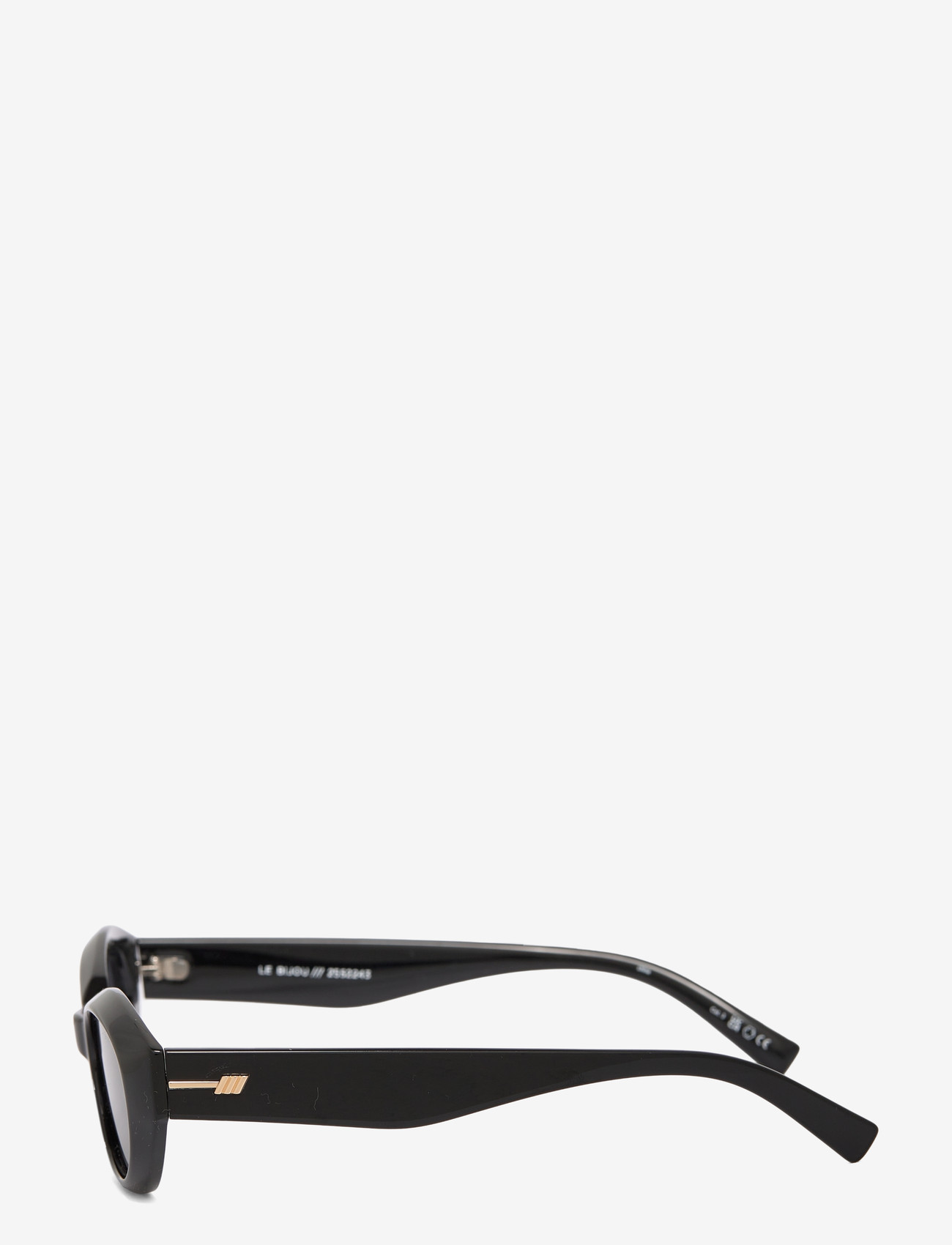 Le Specs - LE BIJOU - runde solbriller - black w/ smoke mono lens - 3