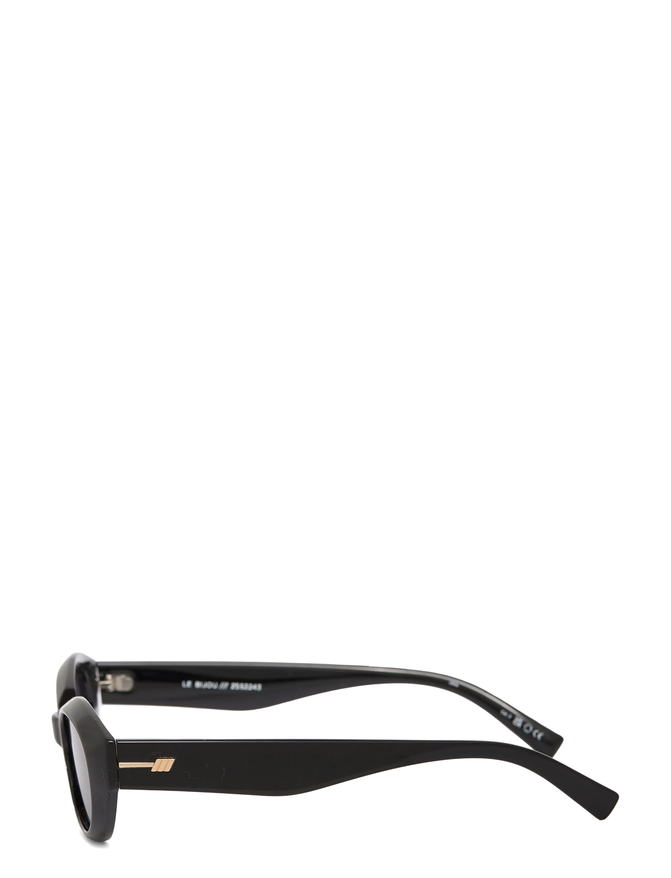 Le Specs - LE BIJOU - runder rahmen - black w/ smoke mono lens - 3