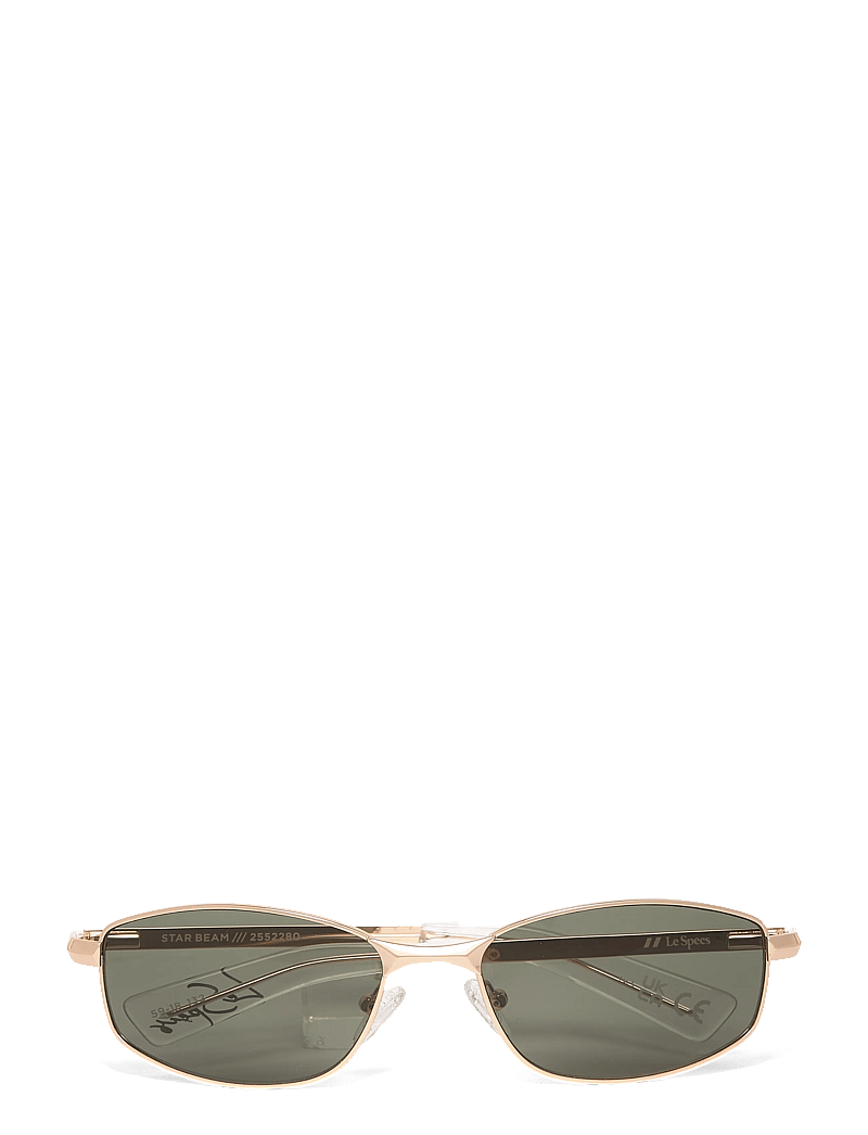 Le Specs - STAR BEAM - vacation essentials - gold w/ khaki mono lens - 1