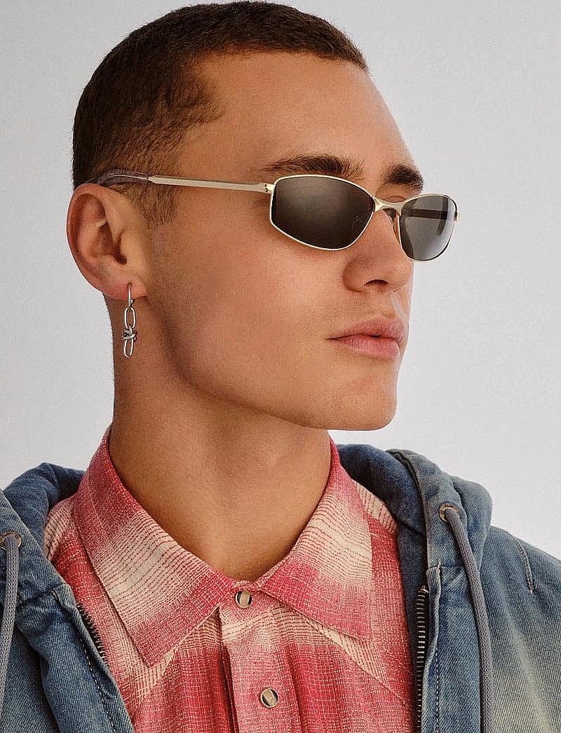 Le Specs - STAR BEAM - vacation essentials - gold w/ khaki mono lens - 4