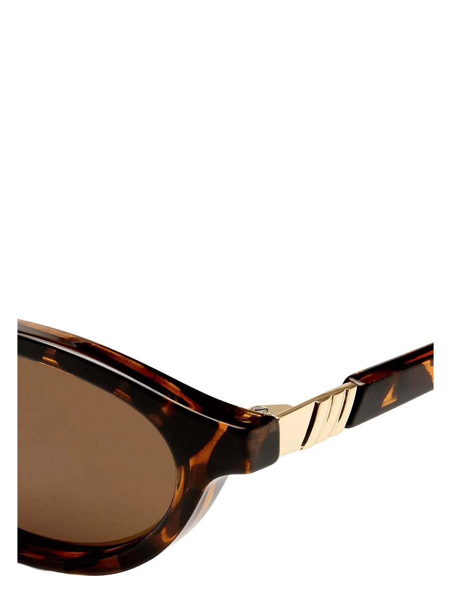 Le Specs - DUSKFALL - cateye - tort w/ brown mono lens - 3