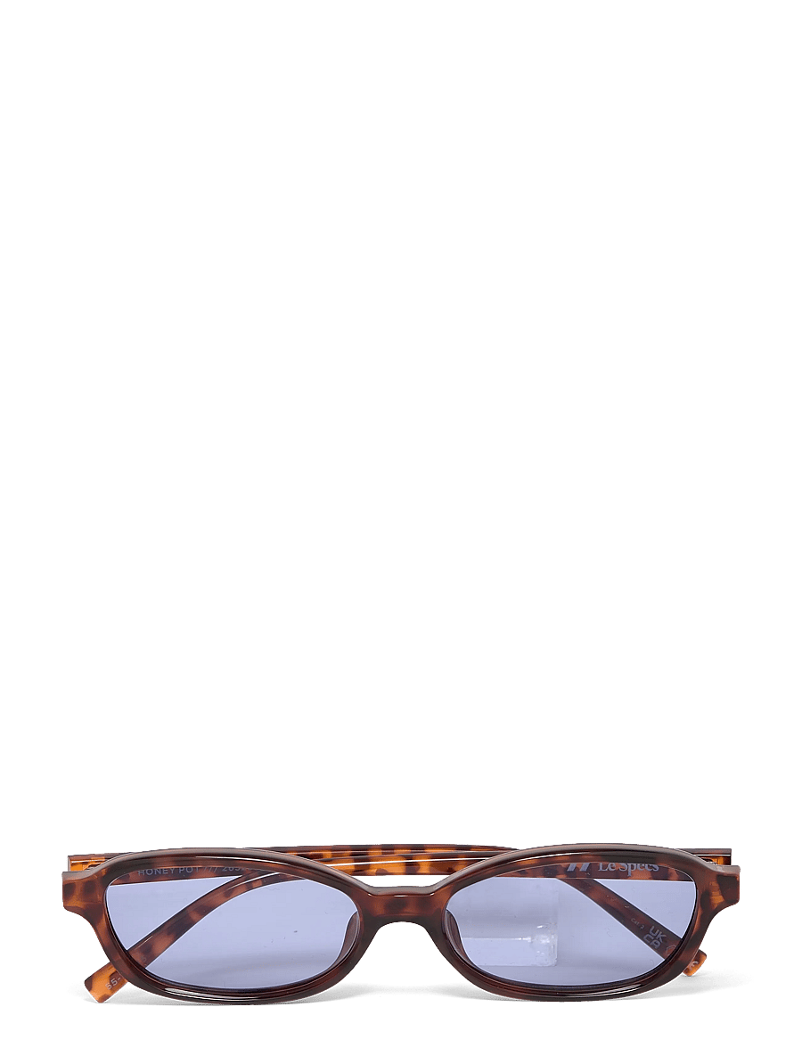 Le Specs - HONEY POT - eckiger rahmen - amber tort w/ dusty blue tint lens - 1