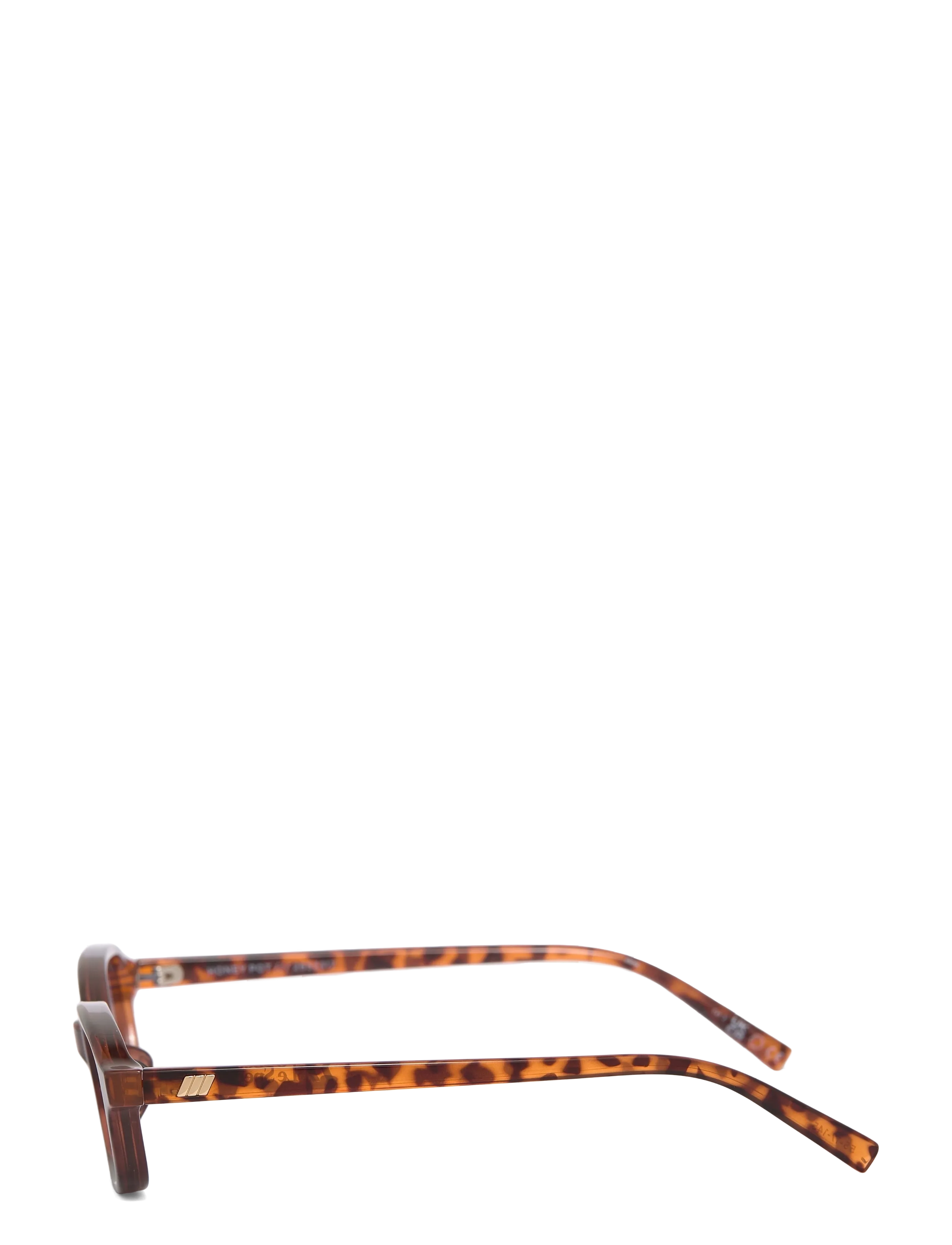 Le Specs - HONEY POT - eckiger rahmen - amber tort w/ dusty blue tint lens - 3