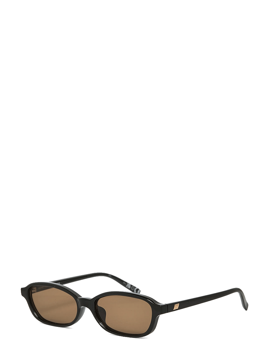 Le Specs - HONEY POT - eckiger rahmen - black w/ brown mono lens - 2