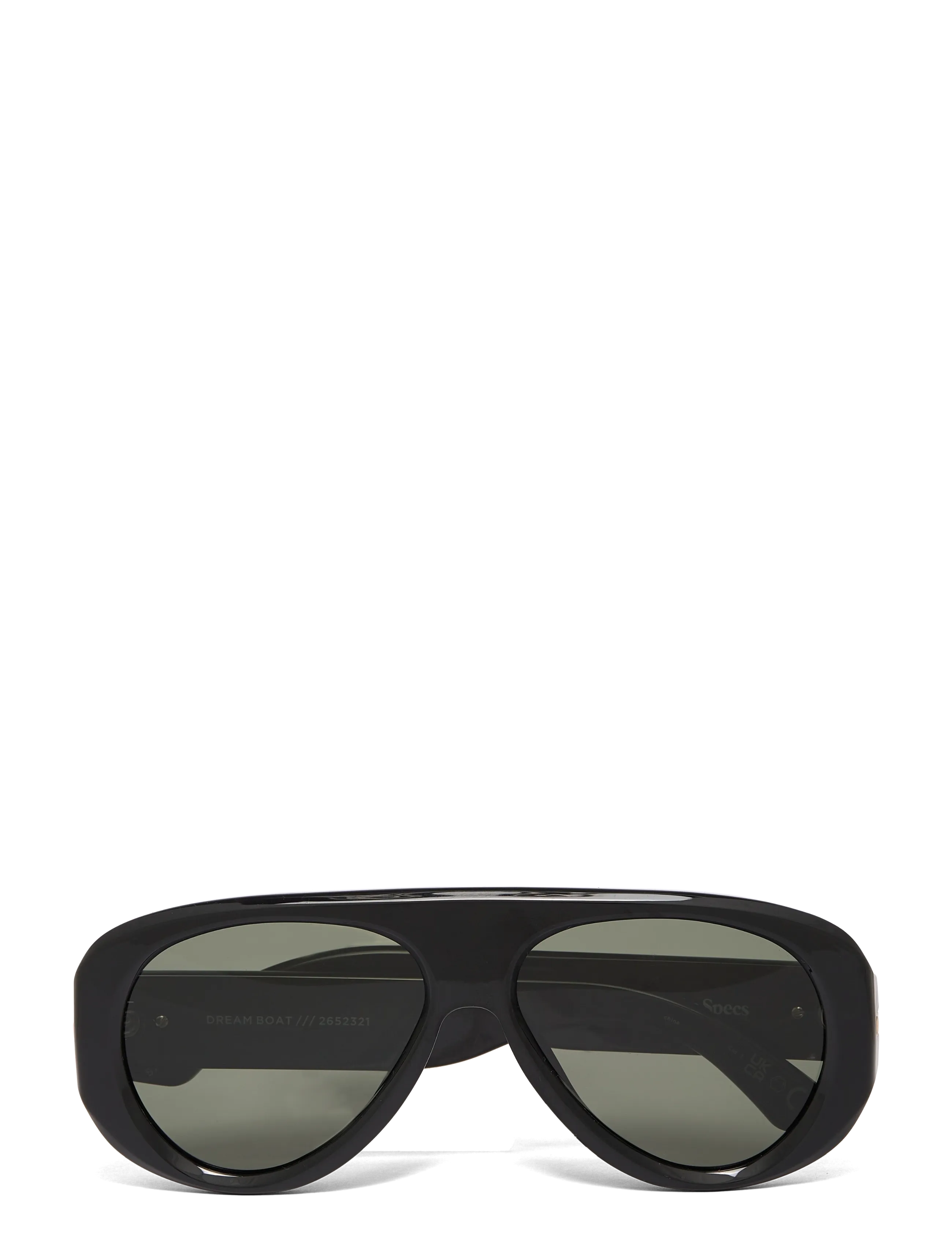 Le Specs DREAM BOAT *POLARIZED* - Pilot - BLACK W/ KHAKI MONO *POLARIZED* LENS / black