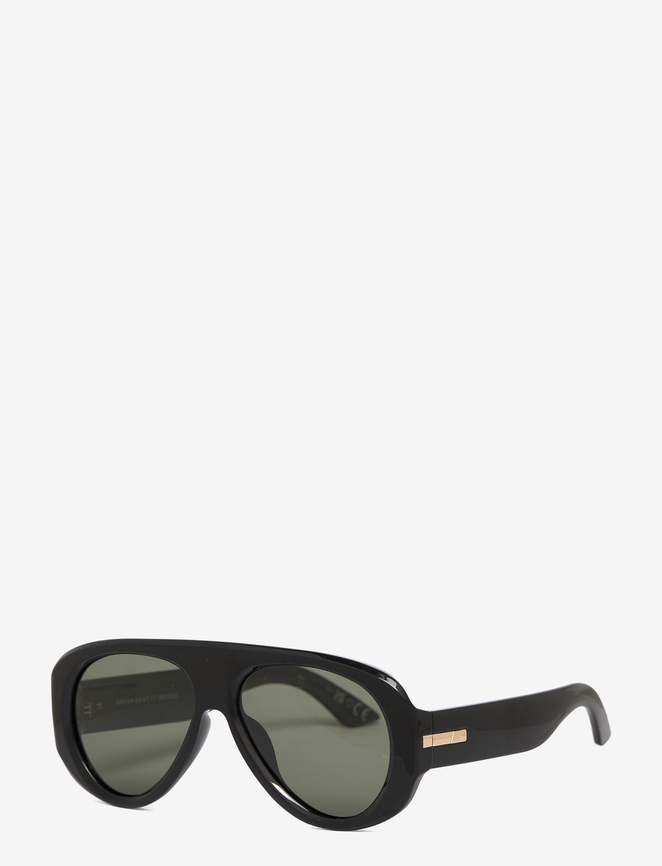 Le Specs - DREAM BOAT *POLARIZED* - pilot - black w/ khaki mono *polarized* lens - 1