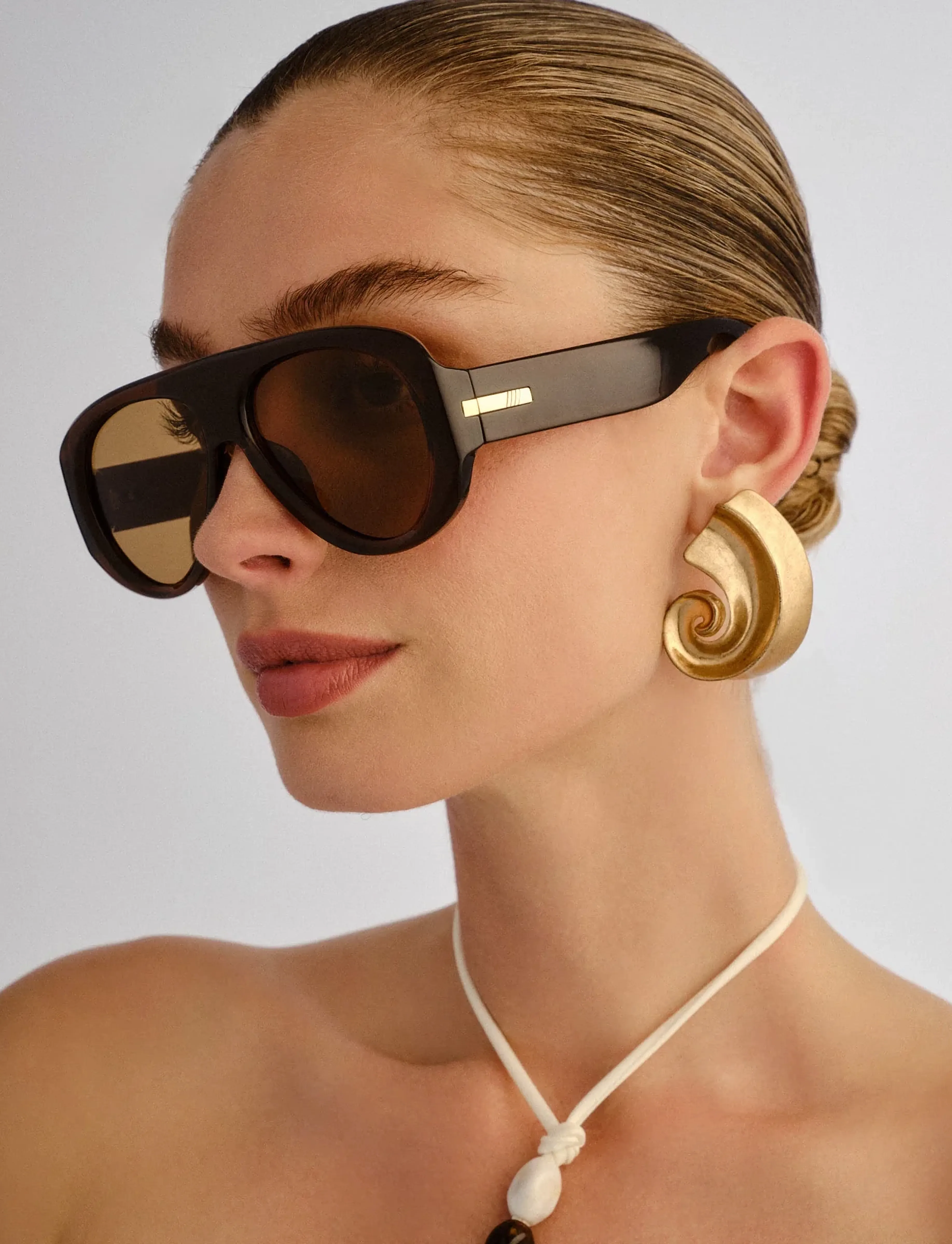 Le Specs - DREAM BOAT - cocoa w/ light brown mono lens - 4