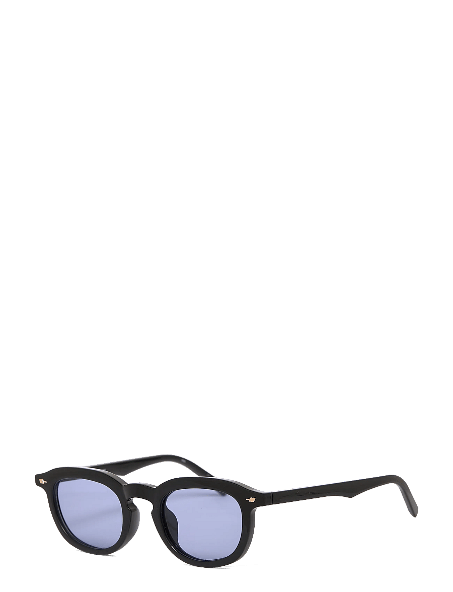 Le Specs - HEART THROB - runde form - black w/ dusty blue tint lens - 2