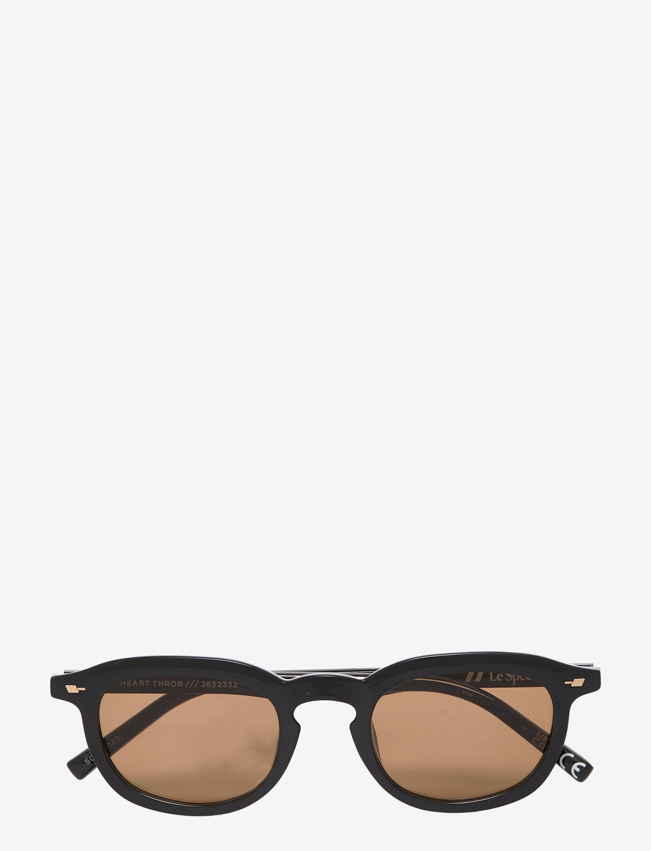 Le Specs - HEART THROB - runde form - black w/ light brown mono lens - 1