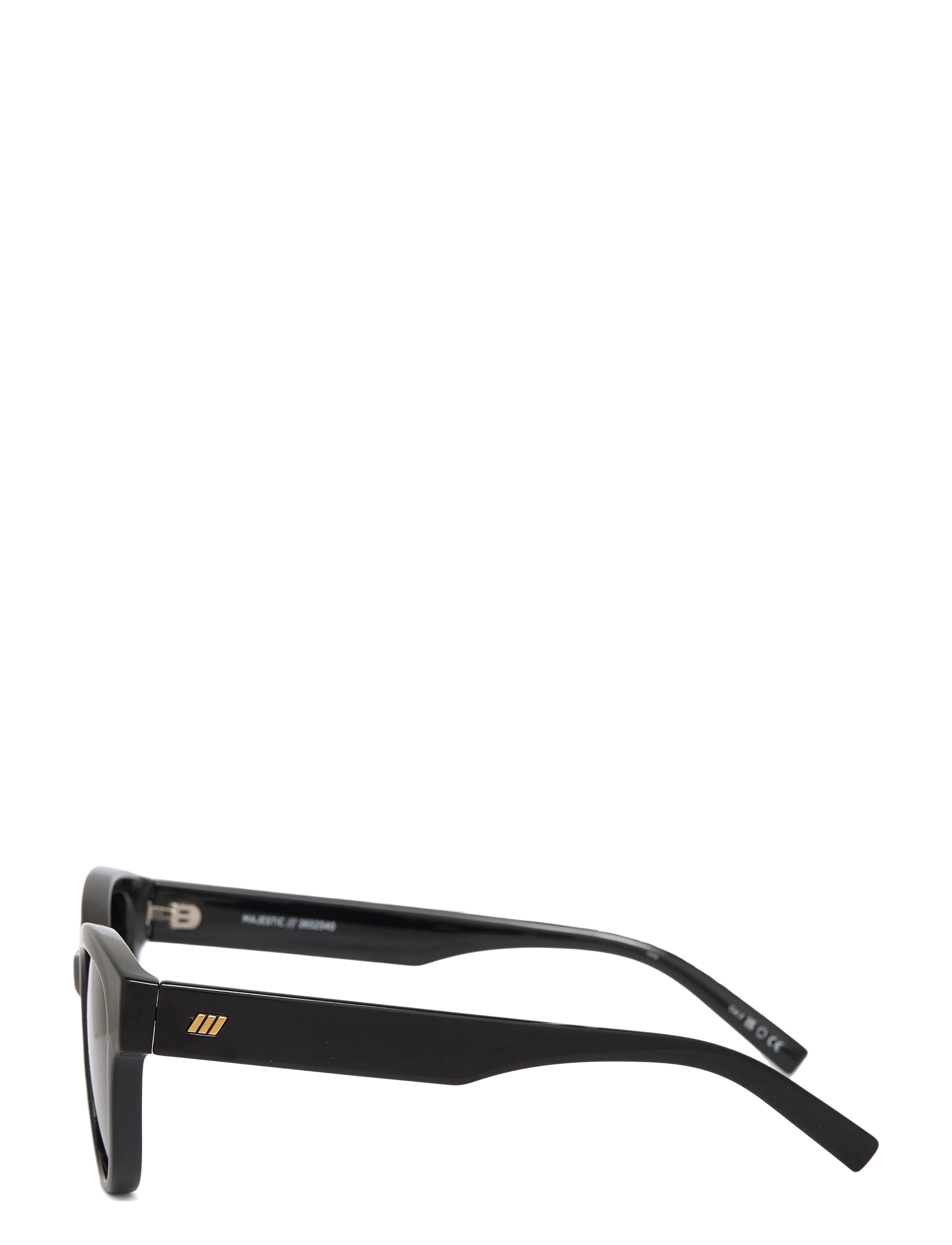 Le Specs - MAJESTIC *POLARIZED* - black w/ smoke mono *polarized* lens - 3