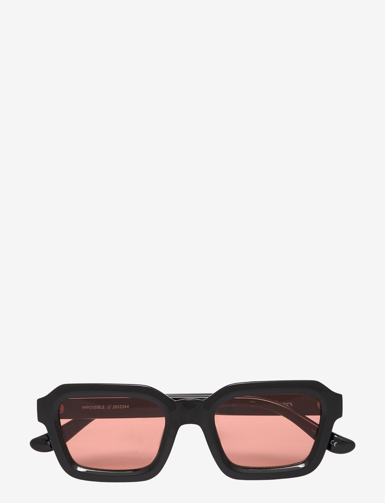 Le Specs - IMPOSSIBLE - firkantet innfatning - black w/ cinnamon tint lens - 1