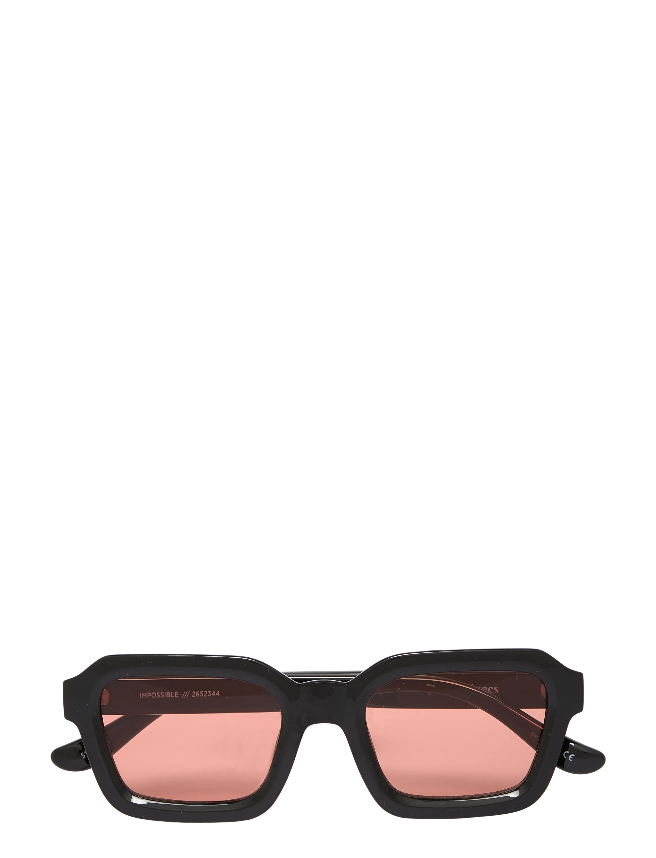 Le Specs IMPOSSIBLE - Accessoarer - BLACK W/ CINNAMON TINT LENS / black