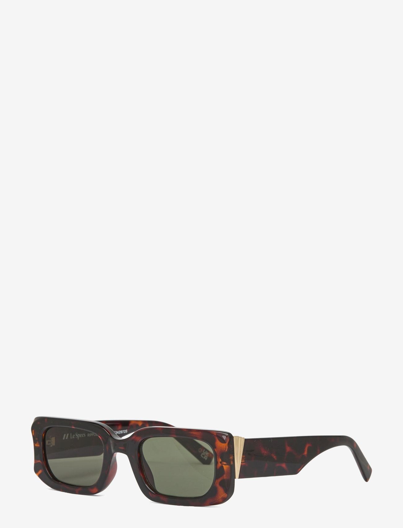Le Specs - LE SUSTAIN - RIPPLED REBEL - fyrkantiga - tort w/ khaki mono lens - 2