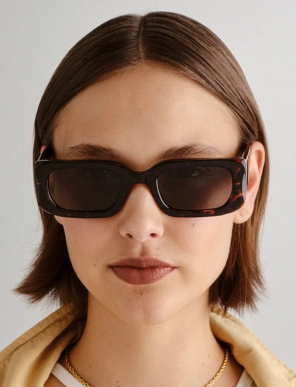 Le Specs - LE SUSTAIN - RIPPLED REBEL - eckige form - tort w/ khaki mono lens - 0