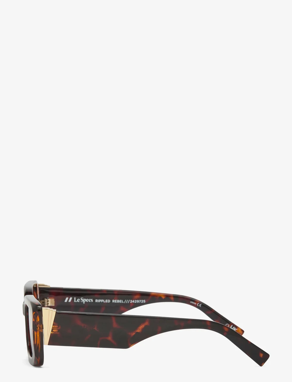 Le Specs - LE SUSTAIN - RIPPLED REBEL - eckige form - tort w/ khaki mono lens - 3