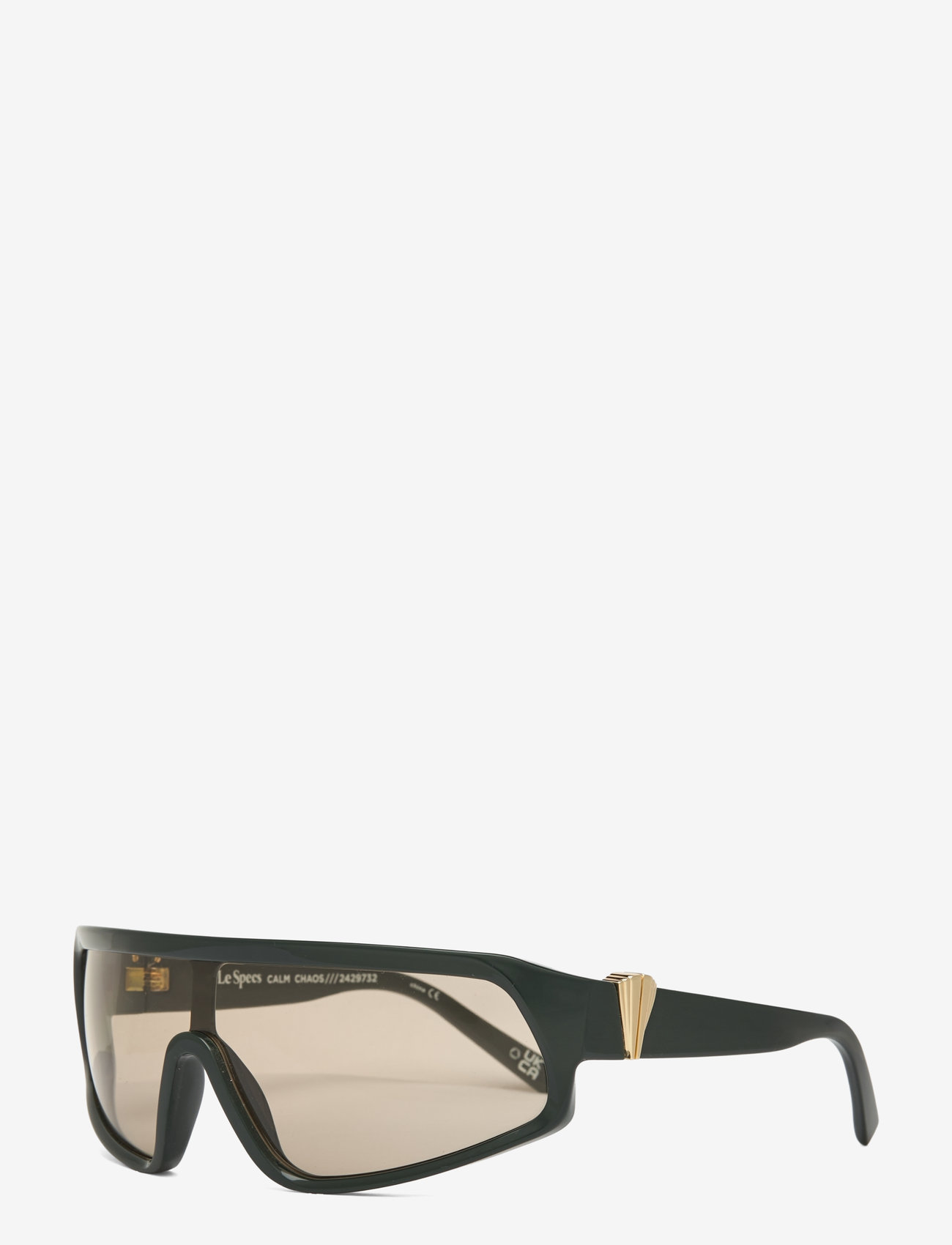 Le Specs - LE SUSTAIN - CALM CHAOS - d-formade - dark khaki w/ umber tint lens - 2