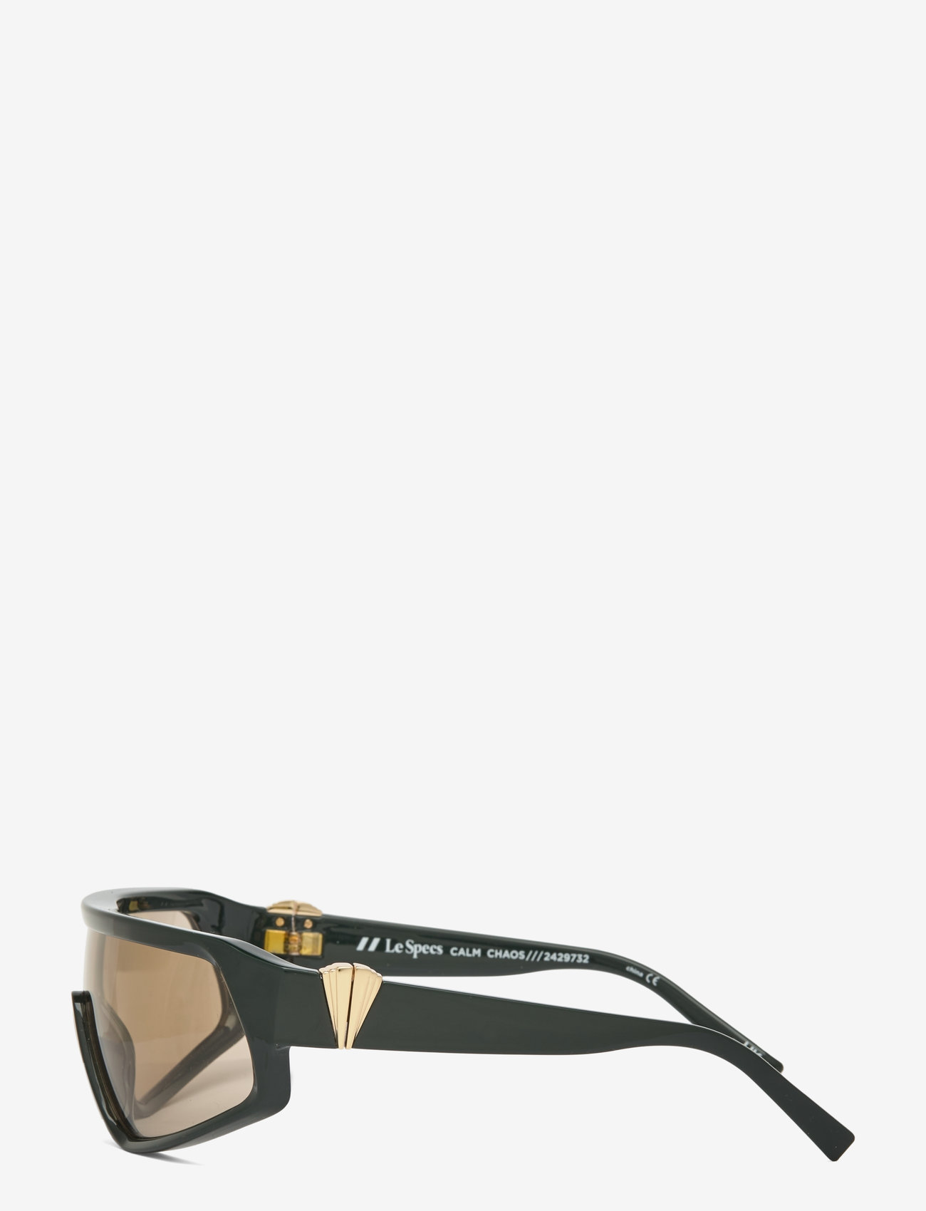Le Specs - LE SUSTAIN - CALM CHAOS - d-formade - dark khaki w/ umber tint lens - 3