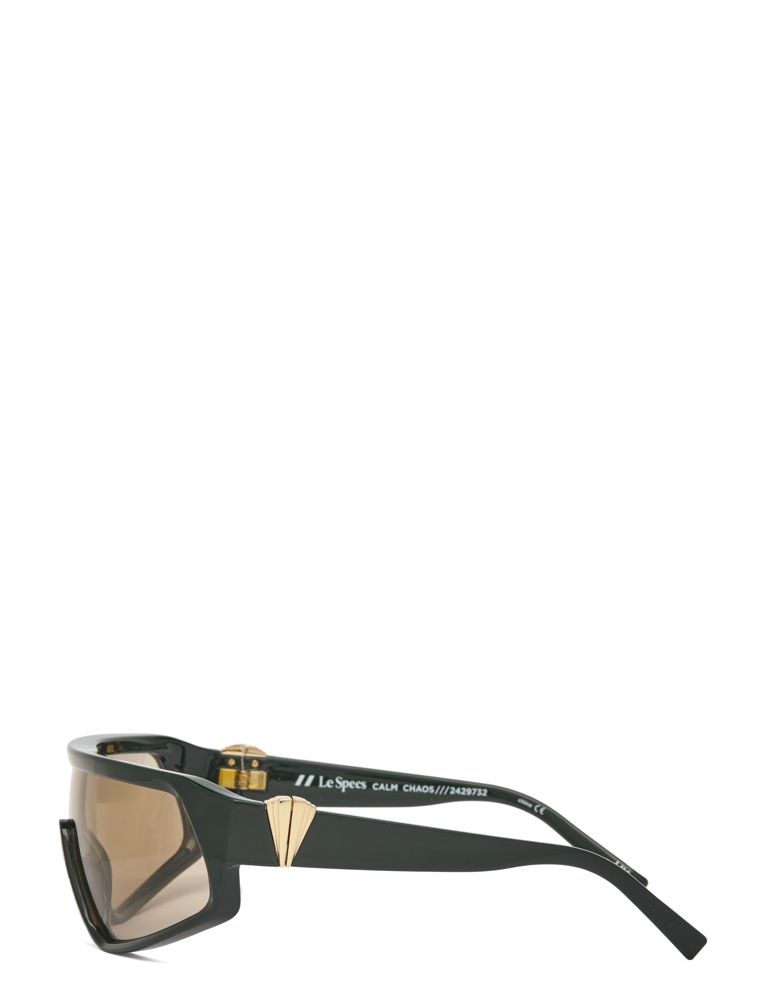 Le Specs - LE SUSTAIN - CALM CHAOS - d formos - dark khaki w/ umber tint lens - 3