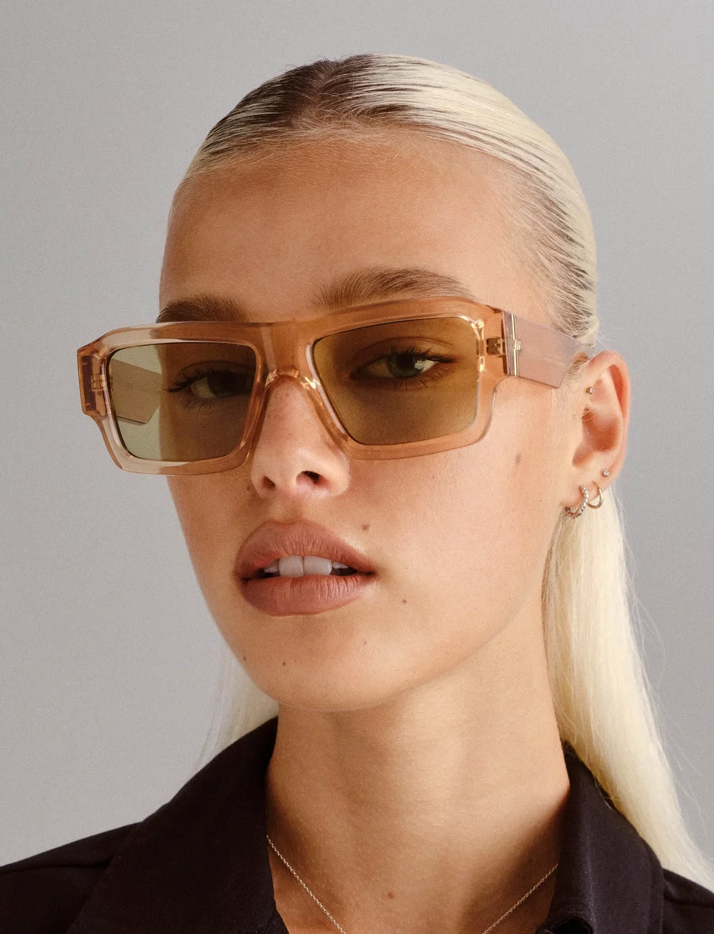 Le Specs - LE SUSTAIN - POLYGRAPH - d-form - sand w/ moss tint lens - 0