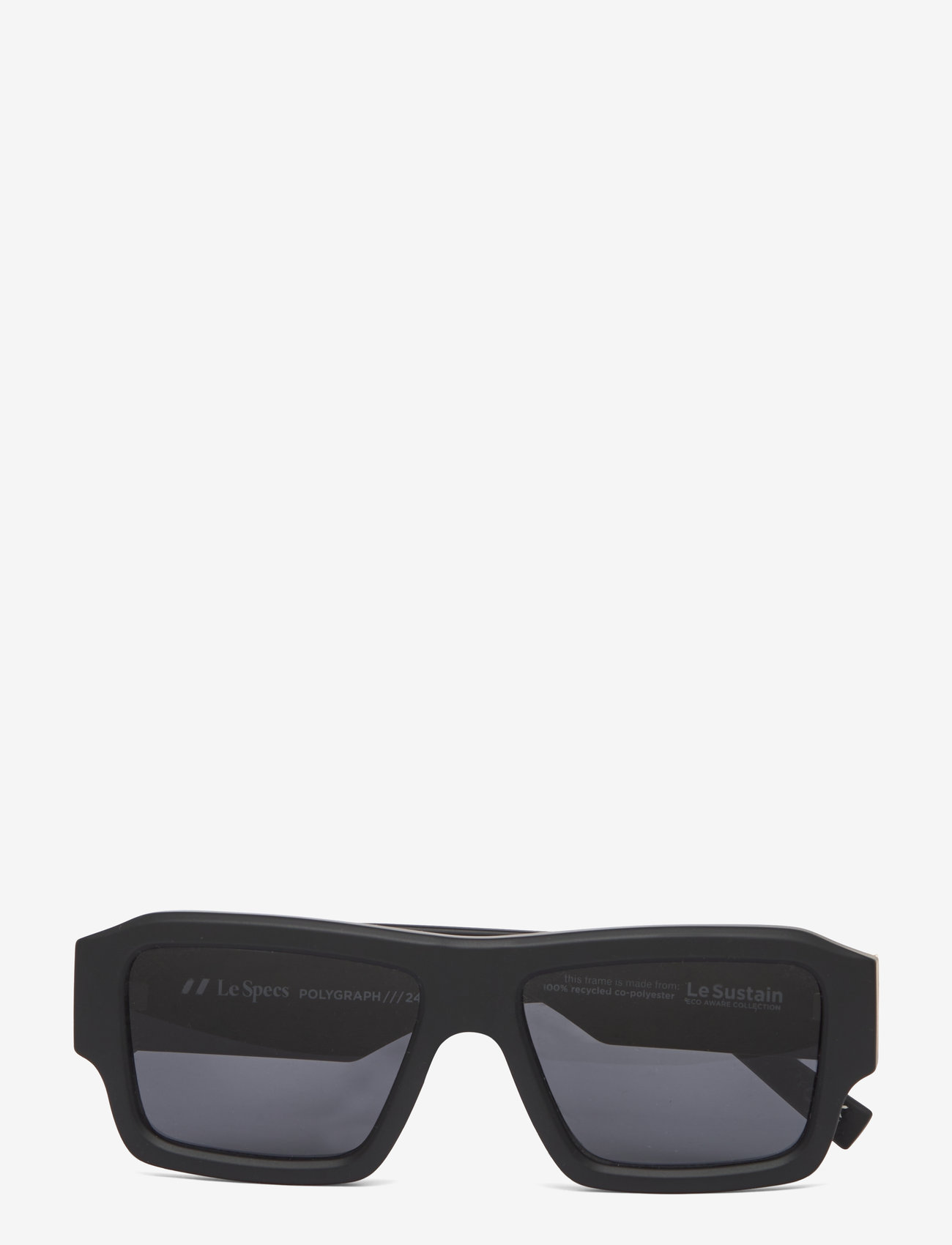 Le Specs - LE SUSTAIN - POLYGRAPH - eckige form - matte black w/ smoke mono lens - 1