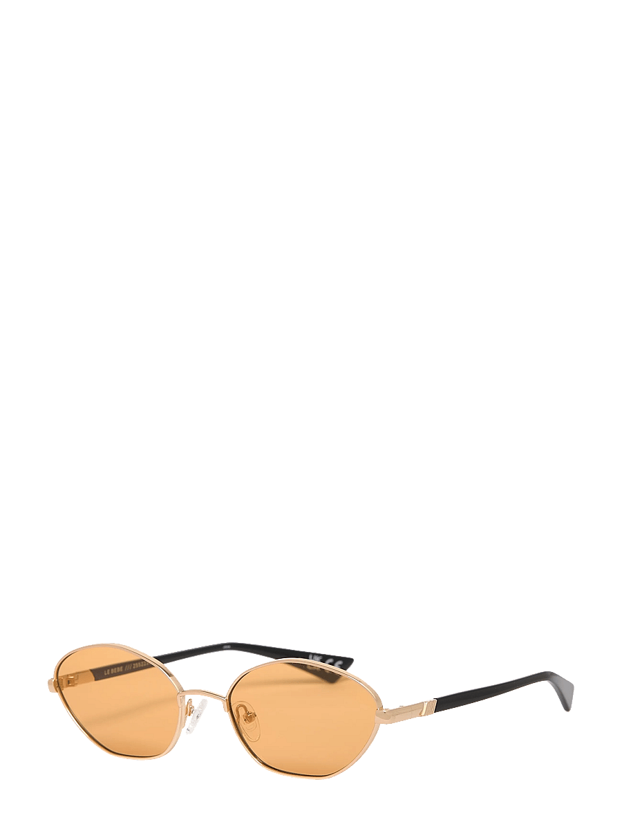 Le Specs - LE SUSTAIN - LE BEBE - runder rahmen - gold w/ amber tint lens - 2