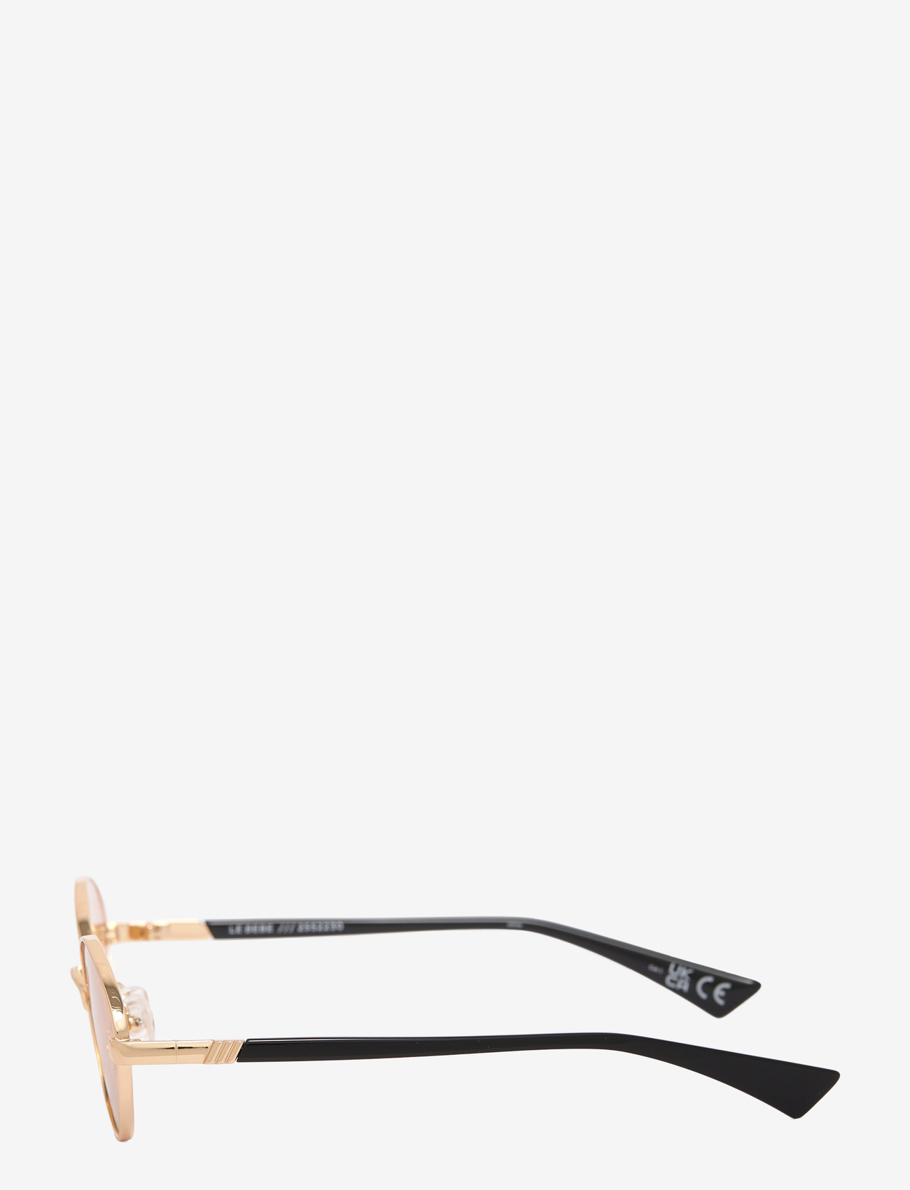 Le Specs - LE SUSTAIN - LE BEBE - Ümmarguse raamiga - gold w/ amber tint lens - 2
