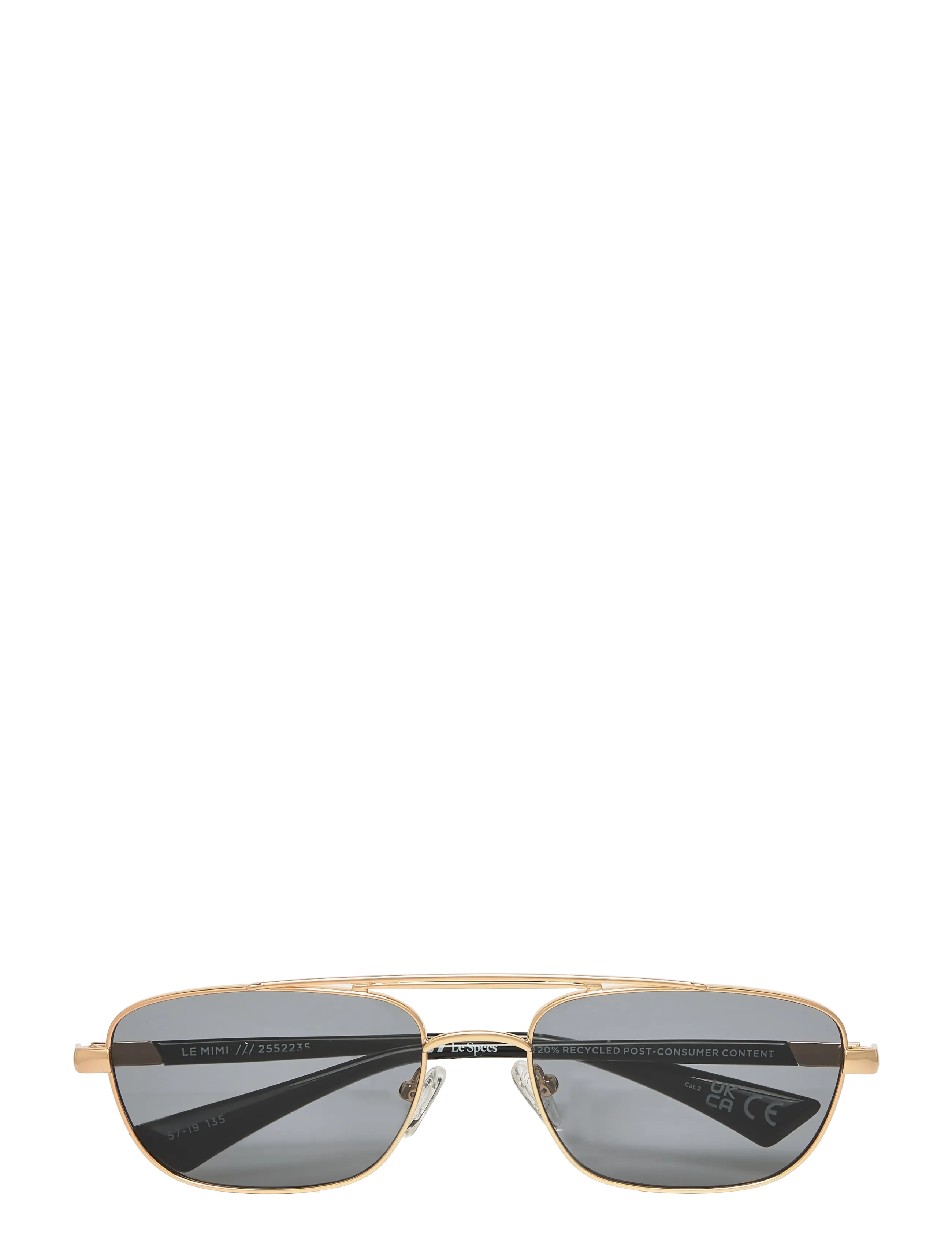 Le Specs LE SUSTAIN - LE MIMI - Pilot - GOLD W/ SMOKE TINT LENS / gold