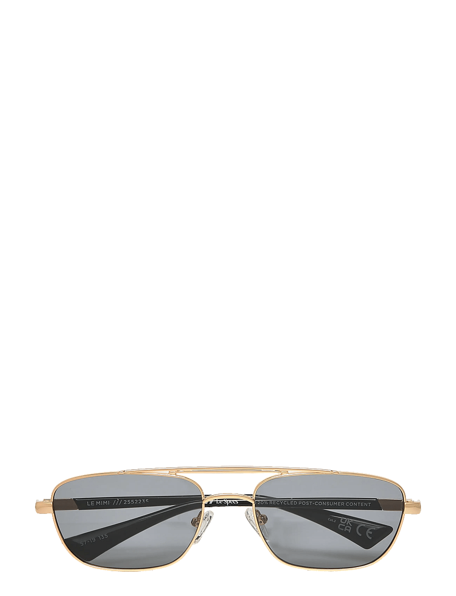 Le Specs - LE SUSTAIN - LE MIMI - aviaatori stiilis - gold w/ smoke tint lens - 1