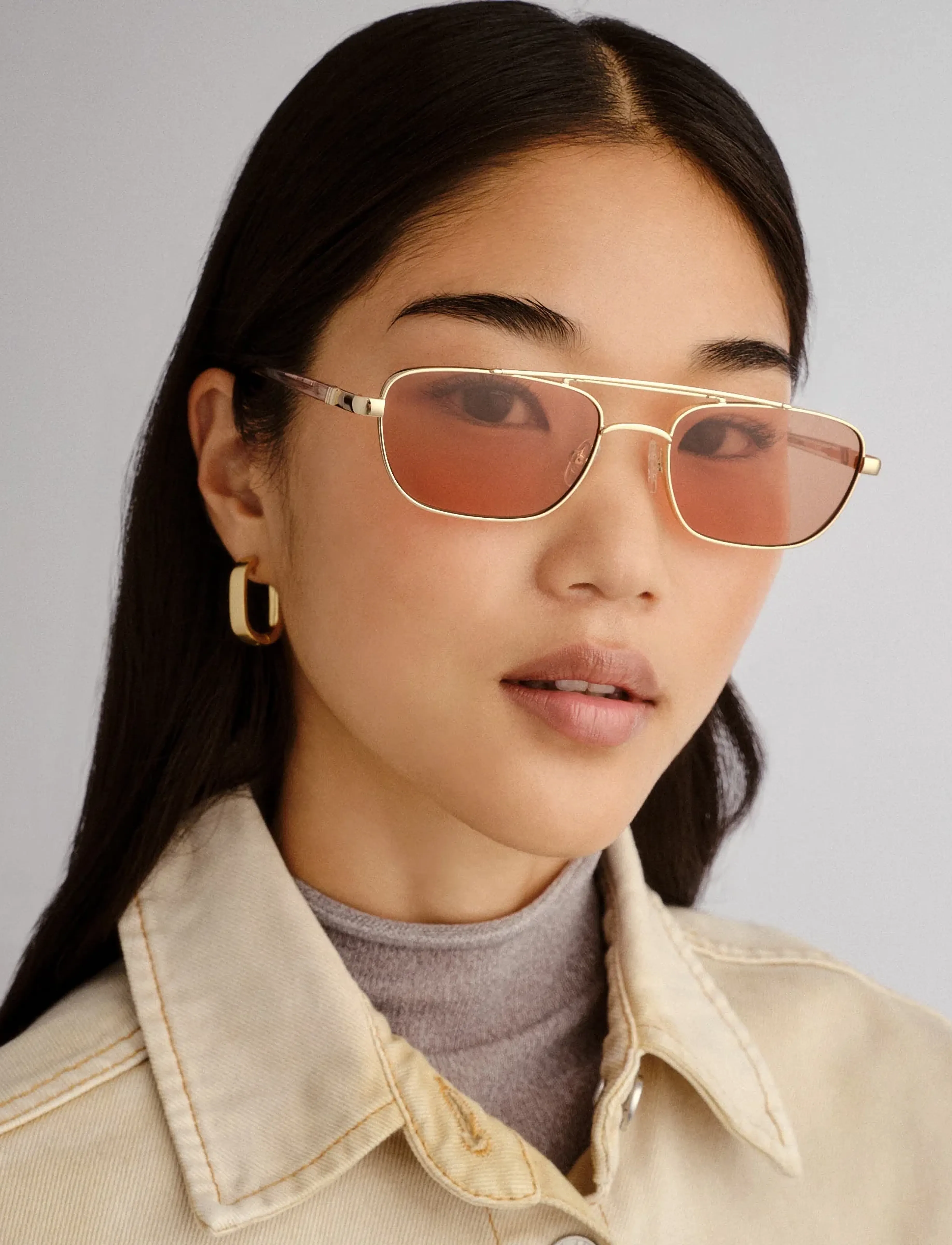 Le Specs Sustain Mimi, One Size, Sunglasses, Rosa - Aviator Frauen