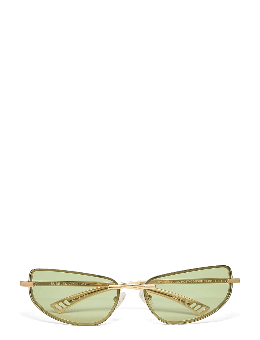Le Specs - LE SUSTAIN - BUBBLES - kaķacs formas - gold w/ moss mono - 1