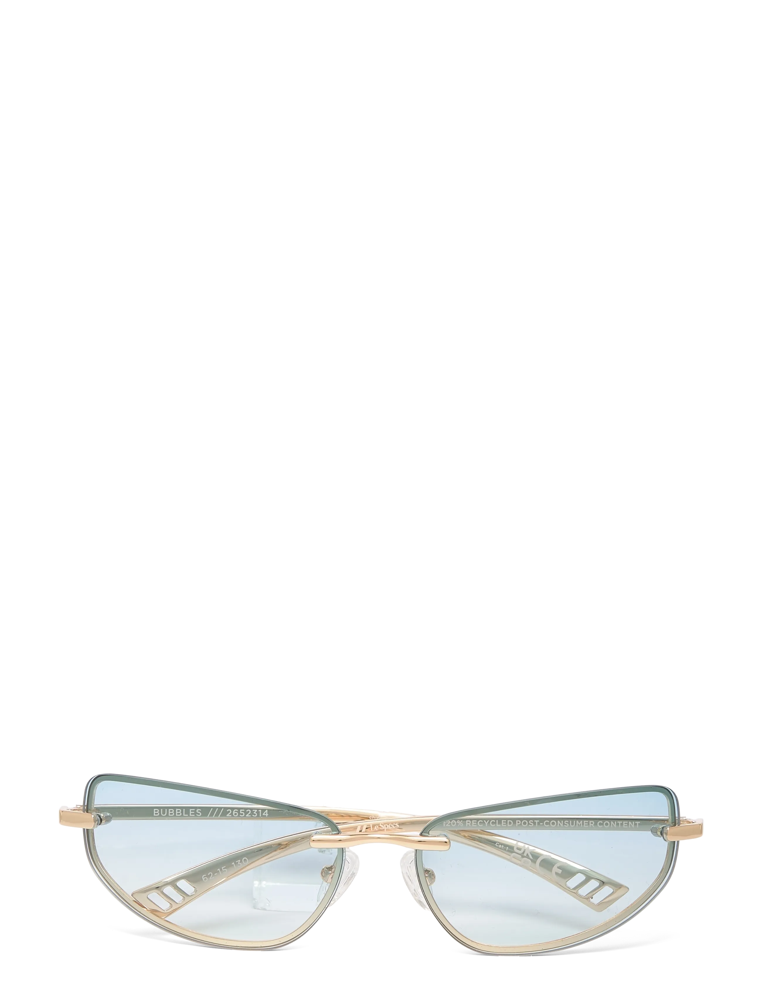 Le Specs LE SUSTAIN - BUBBLES - Accessoires - GOLD W/ SKY BLUE GRAD LENS / blue