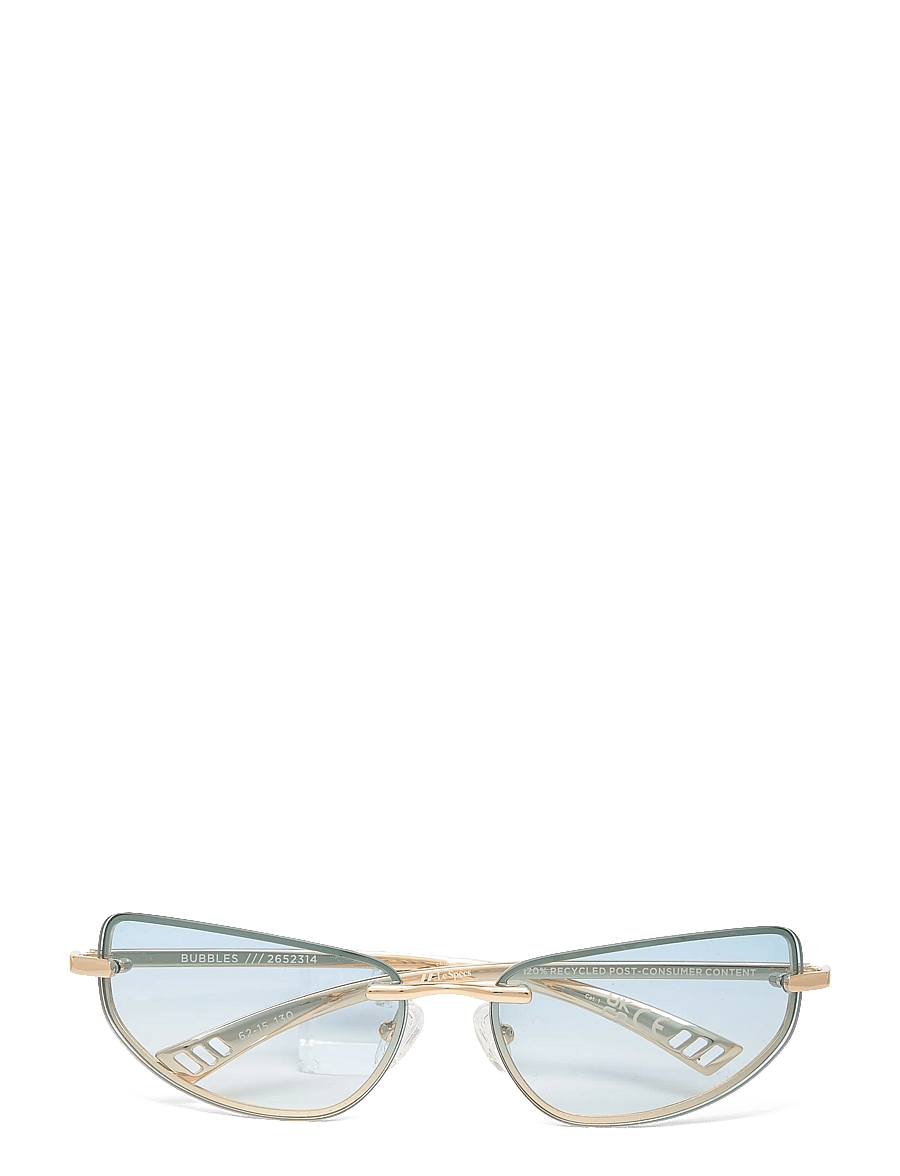 Le Specs - LE SUSTAIN - BUBBLES - cateye - gold w/ sky blue grad lens - 1