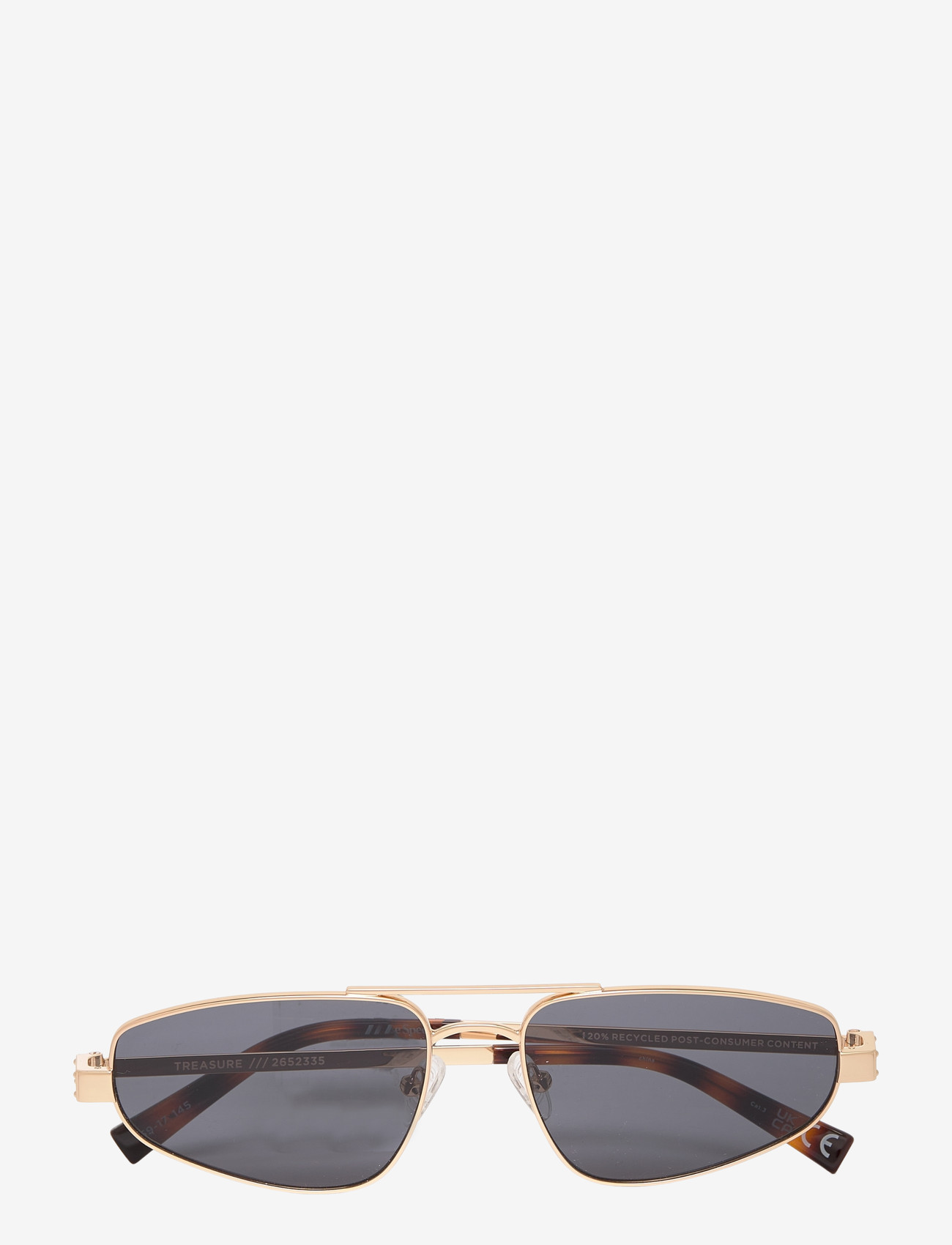 Le Specs - LE SUSTAIN - TREASURE - aviator solbriller - gold w/ smoke mono lens - 1