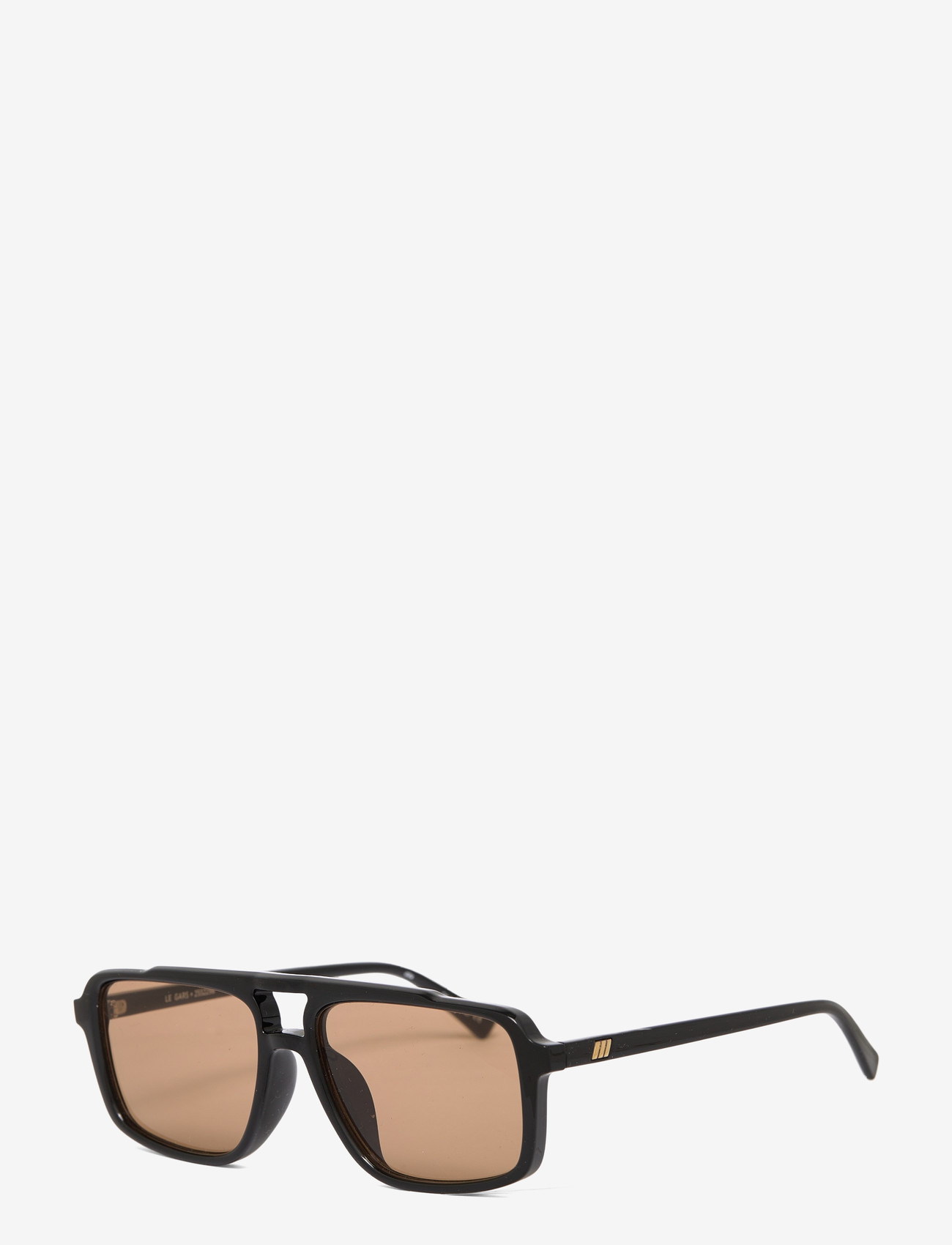 Le Specs - LE GARS - eckige form - black w/ light brown mono lens - 2