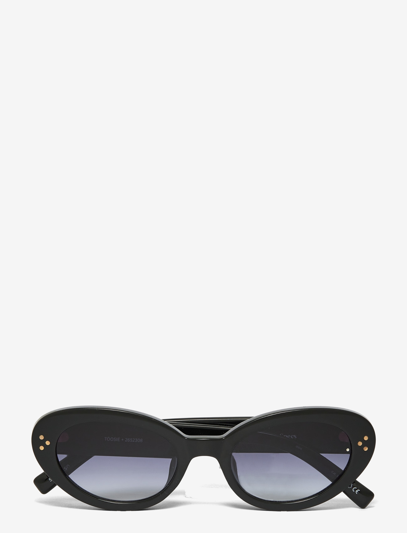 Le Specs - TOOTSIE - cateye solbriller - black w/ smoke grad lens - 1