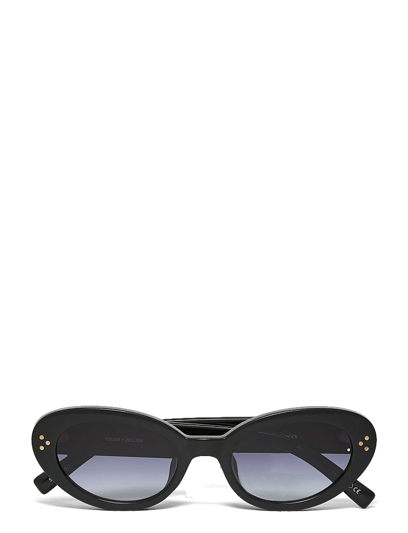 Le Specs - TOOTSIE - cateye solbriller - black w/ smoke grad lens - 1