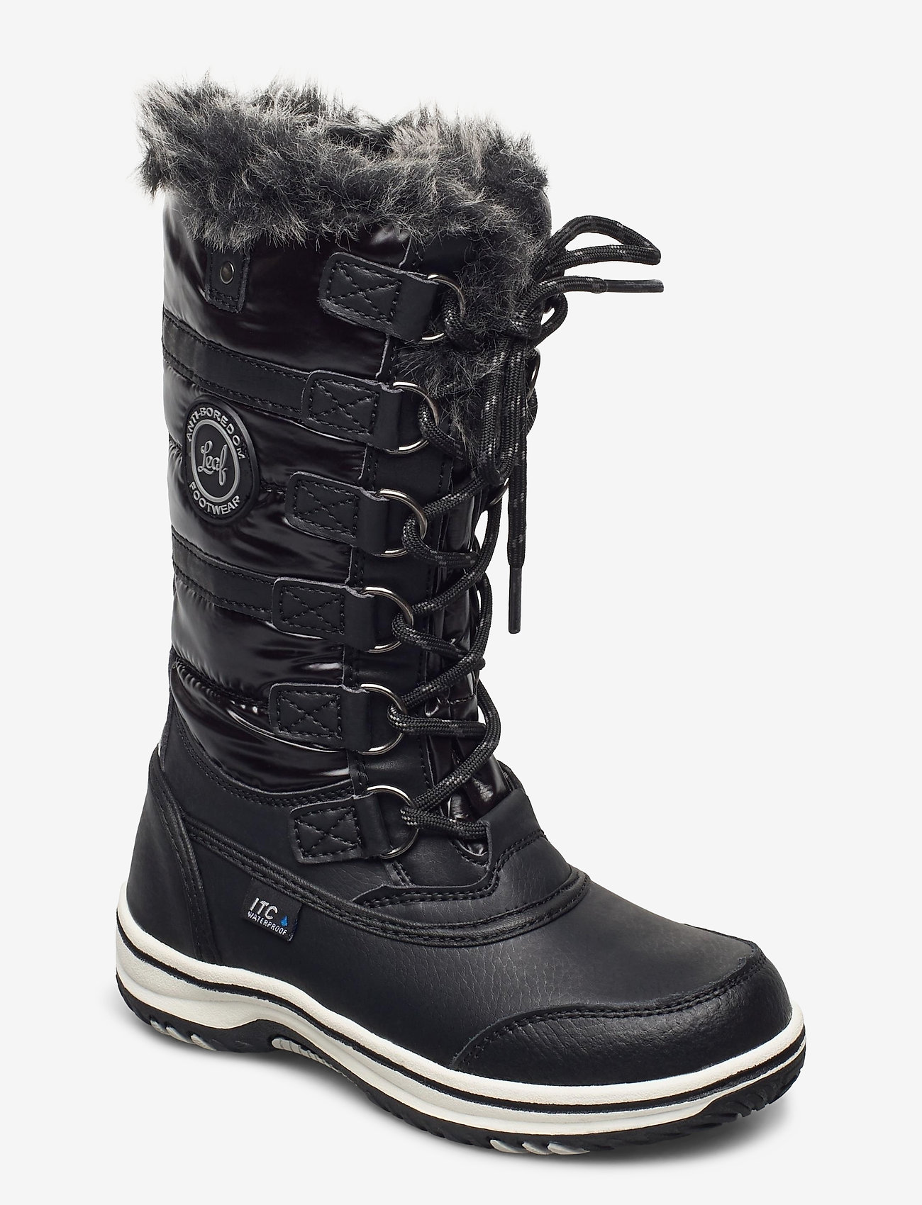 Leaf - Frostby - solid black - 0