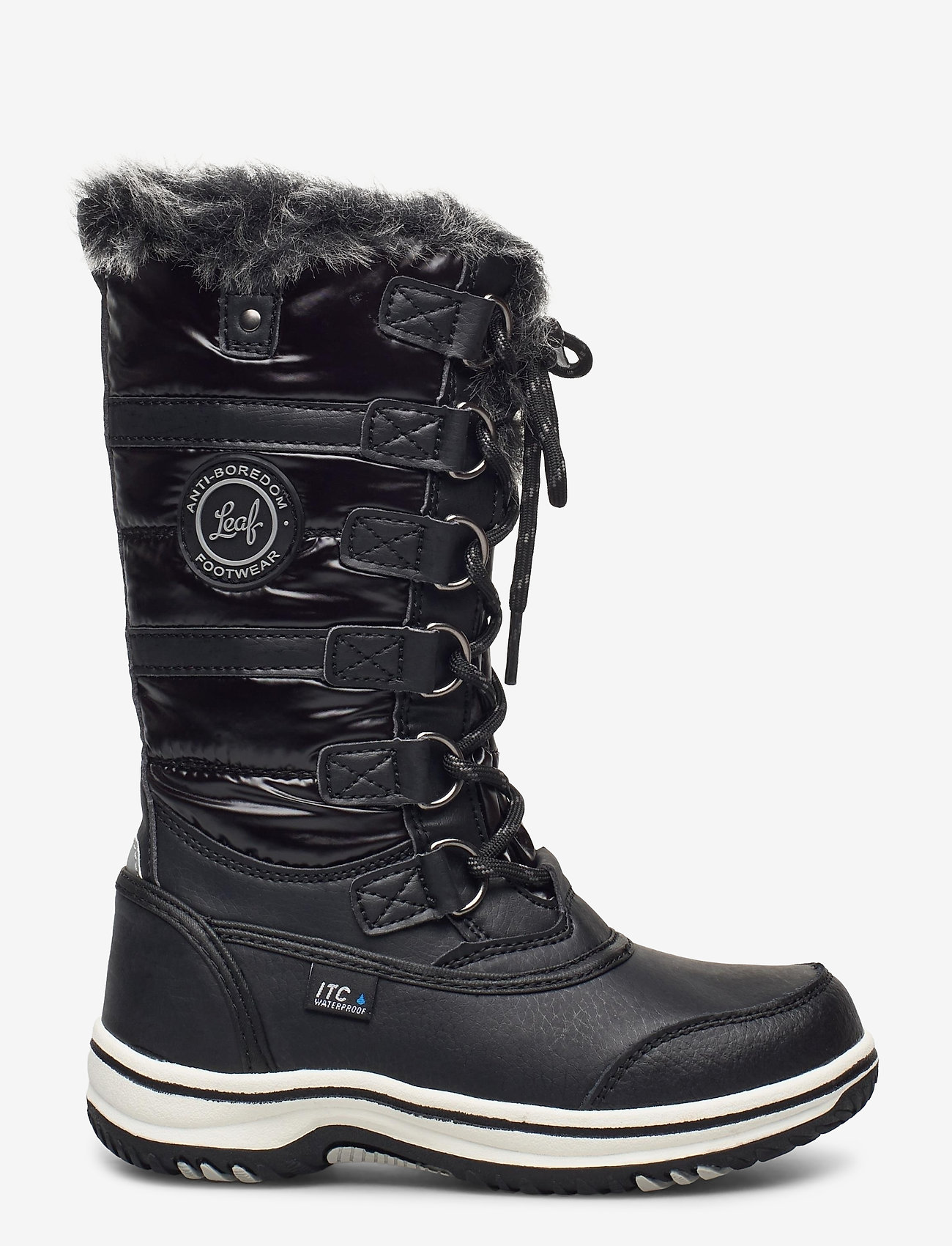 Leaf - Frostby - solid black - 1