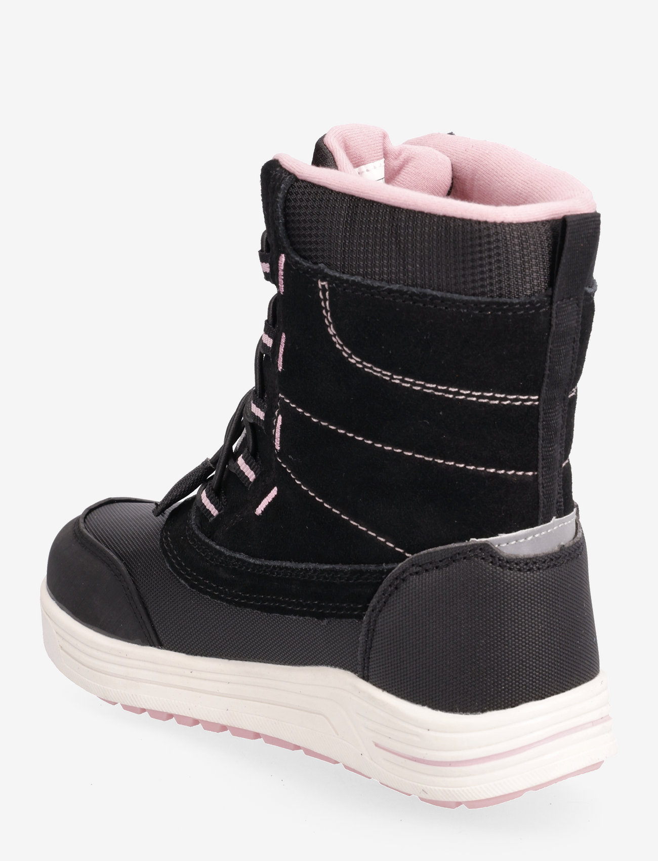 Leaf - Jaren - vinterstövlar - black/pink - 2