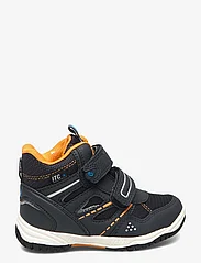 Leaf - Kasuri - höga sneakers - navy/orange - 1